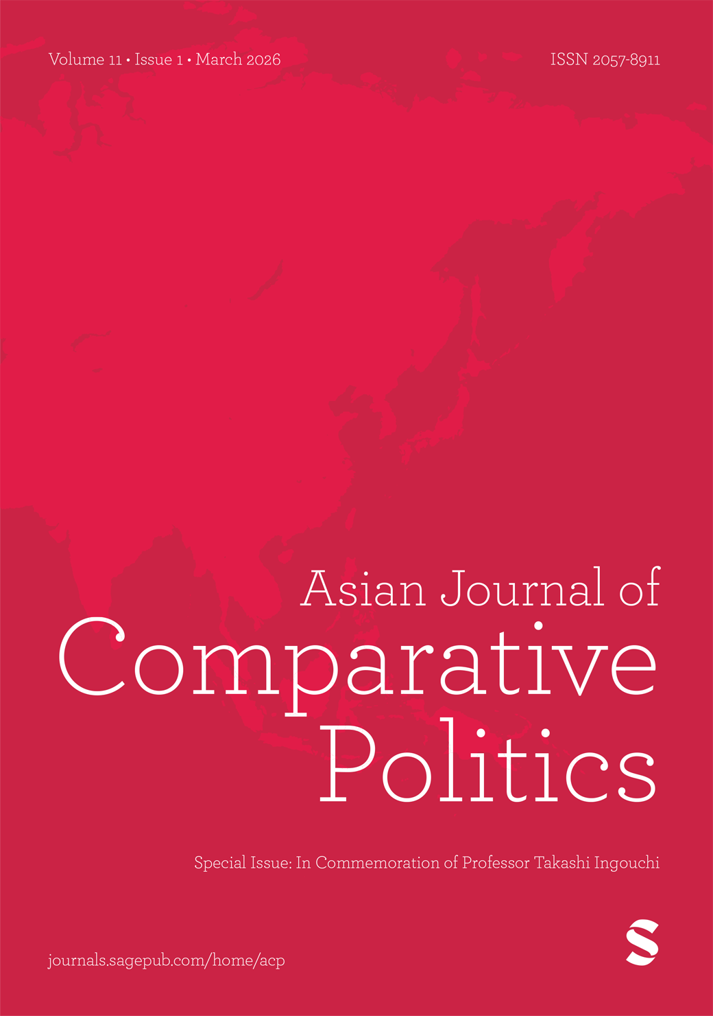 Asian Journal of Comparative Politics journal cover