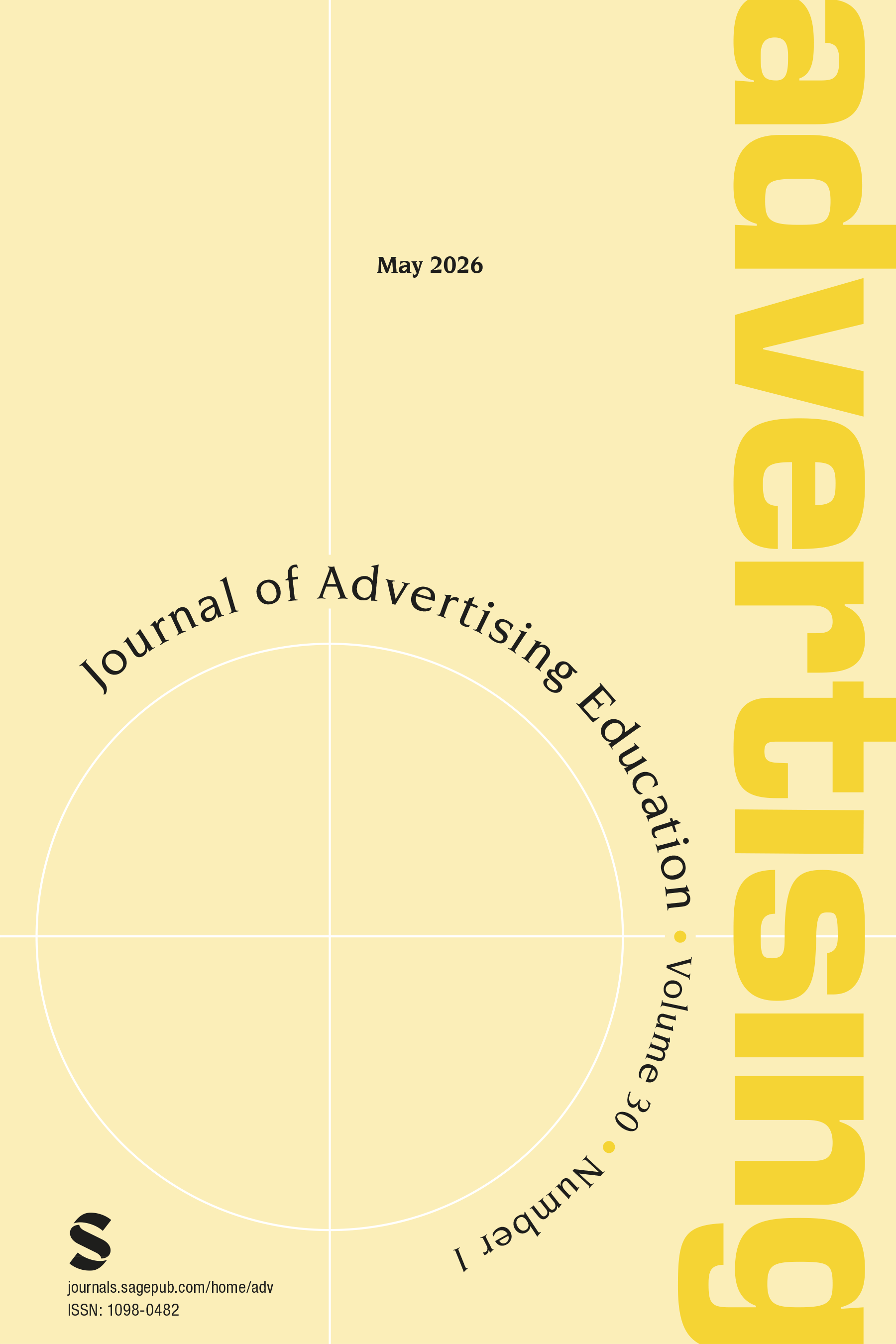 Journal of Advertising Education journal cover