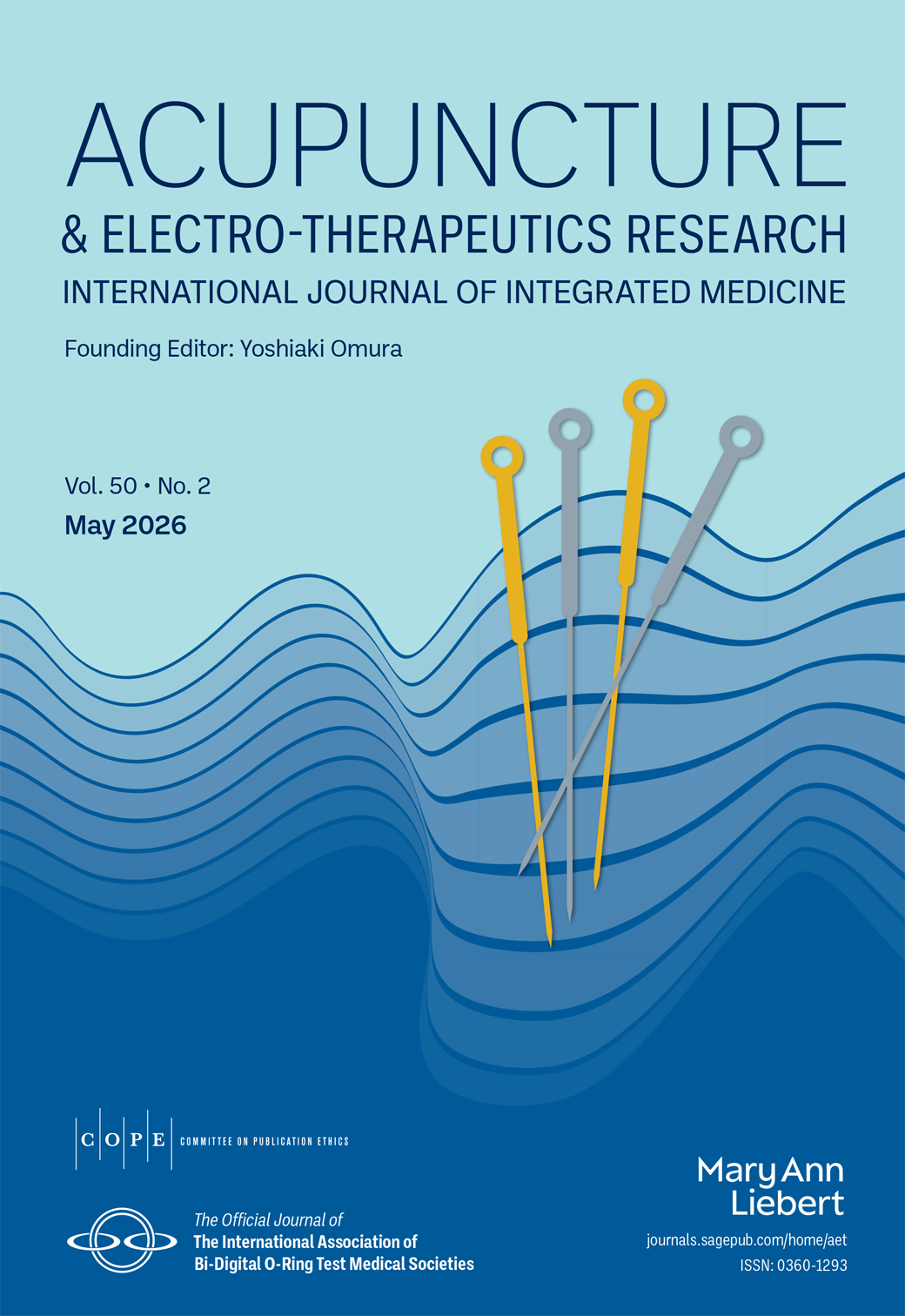 Acupuncture & Electro-Therapeutics Research: International Journal of Integrated Medicine journal cover