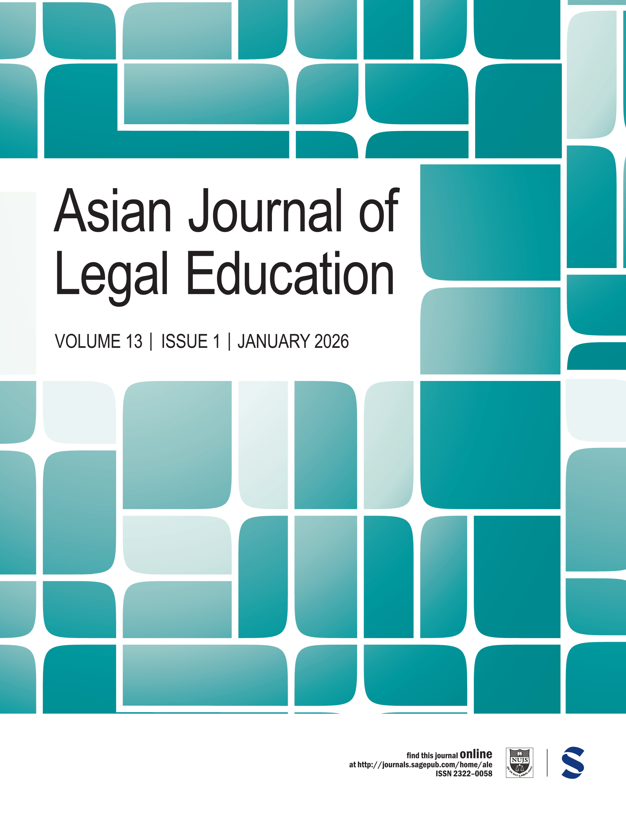 Asian Journal of Legal Education journal cover