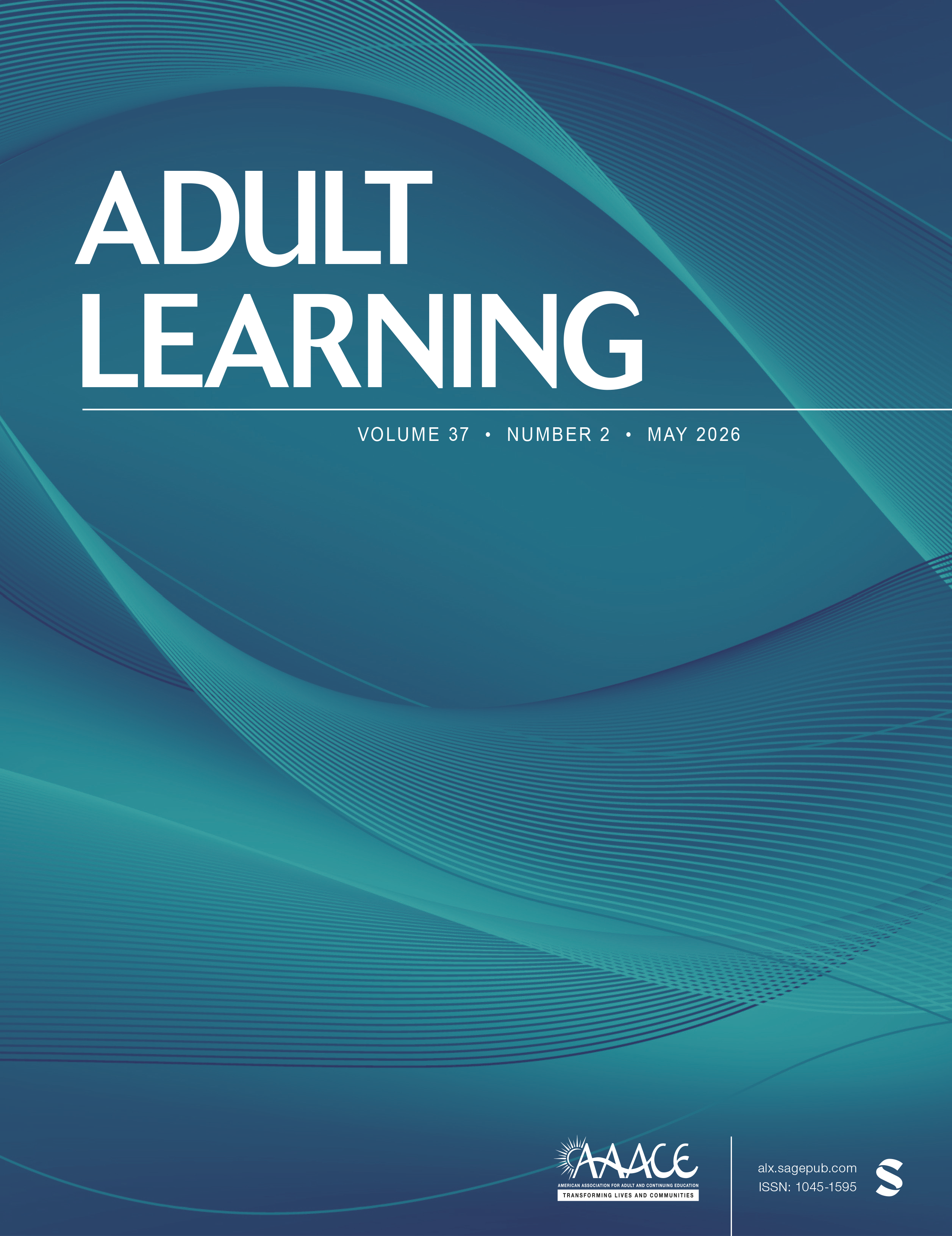 Adult Learning journal cover