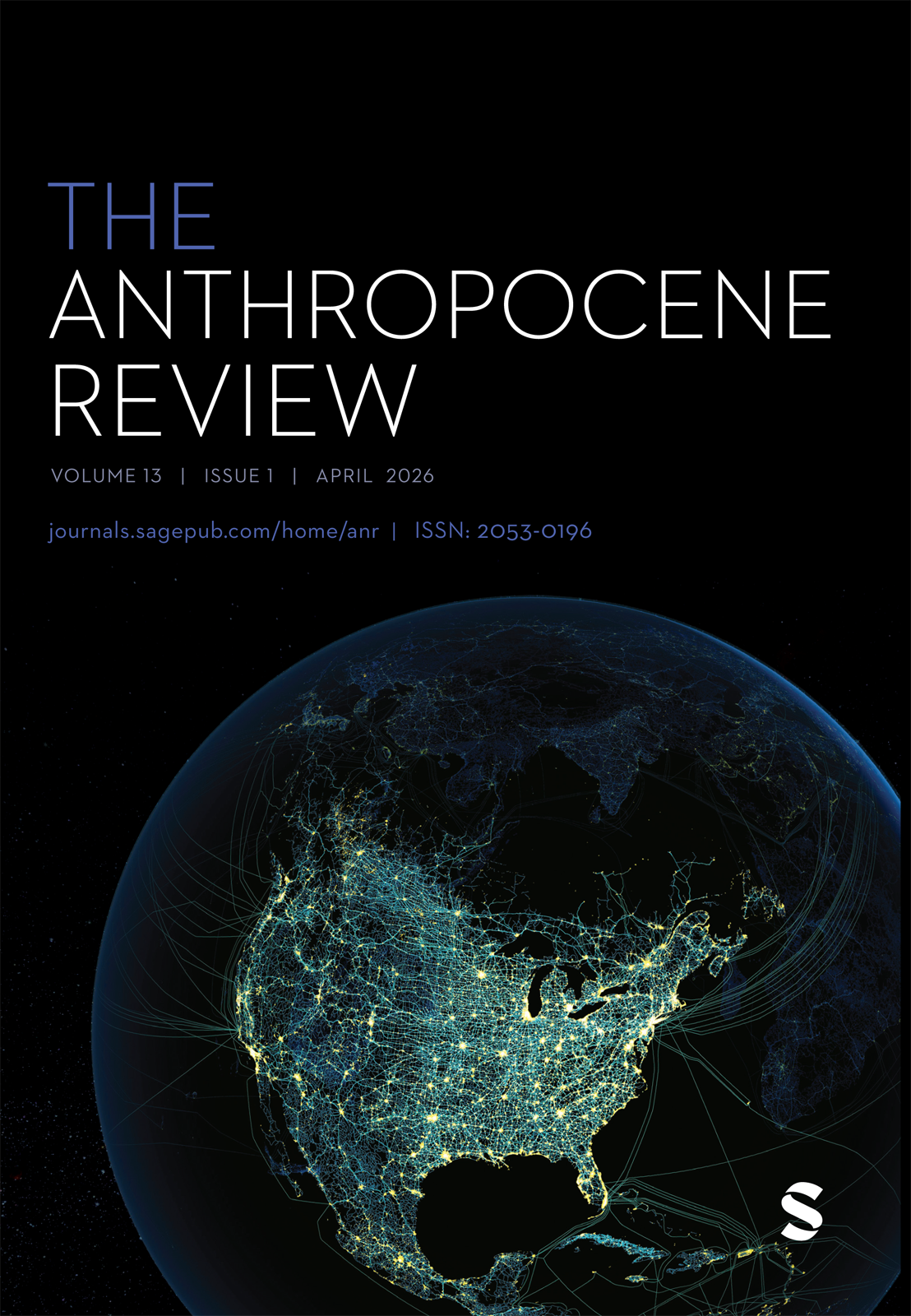The Anthropocene Review journal cover