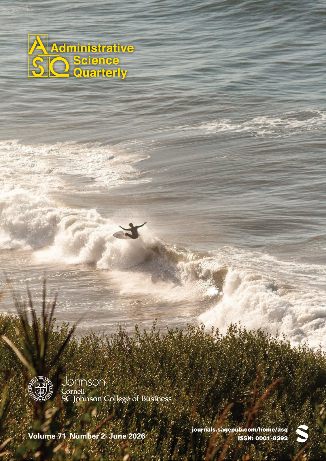 Administrative Science Quarterly journal cover