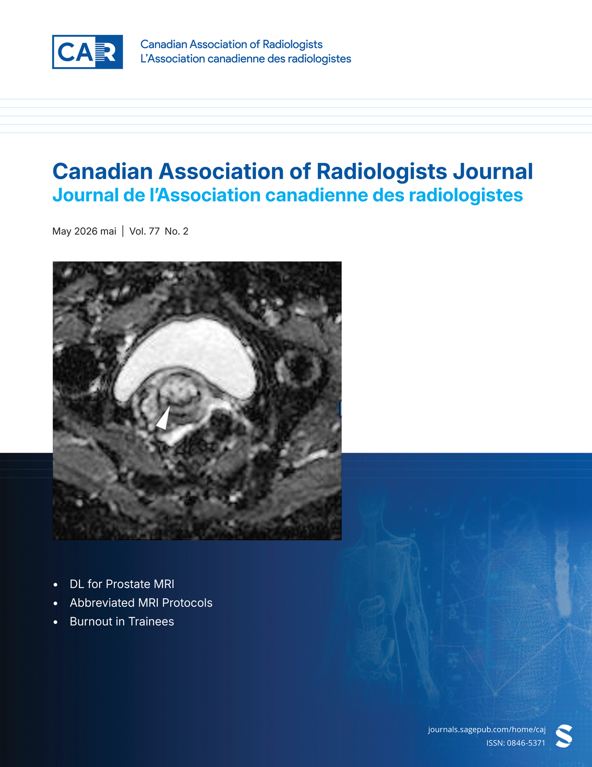 Canadian Association of Radiologists Journal journal cover