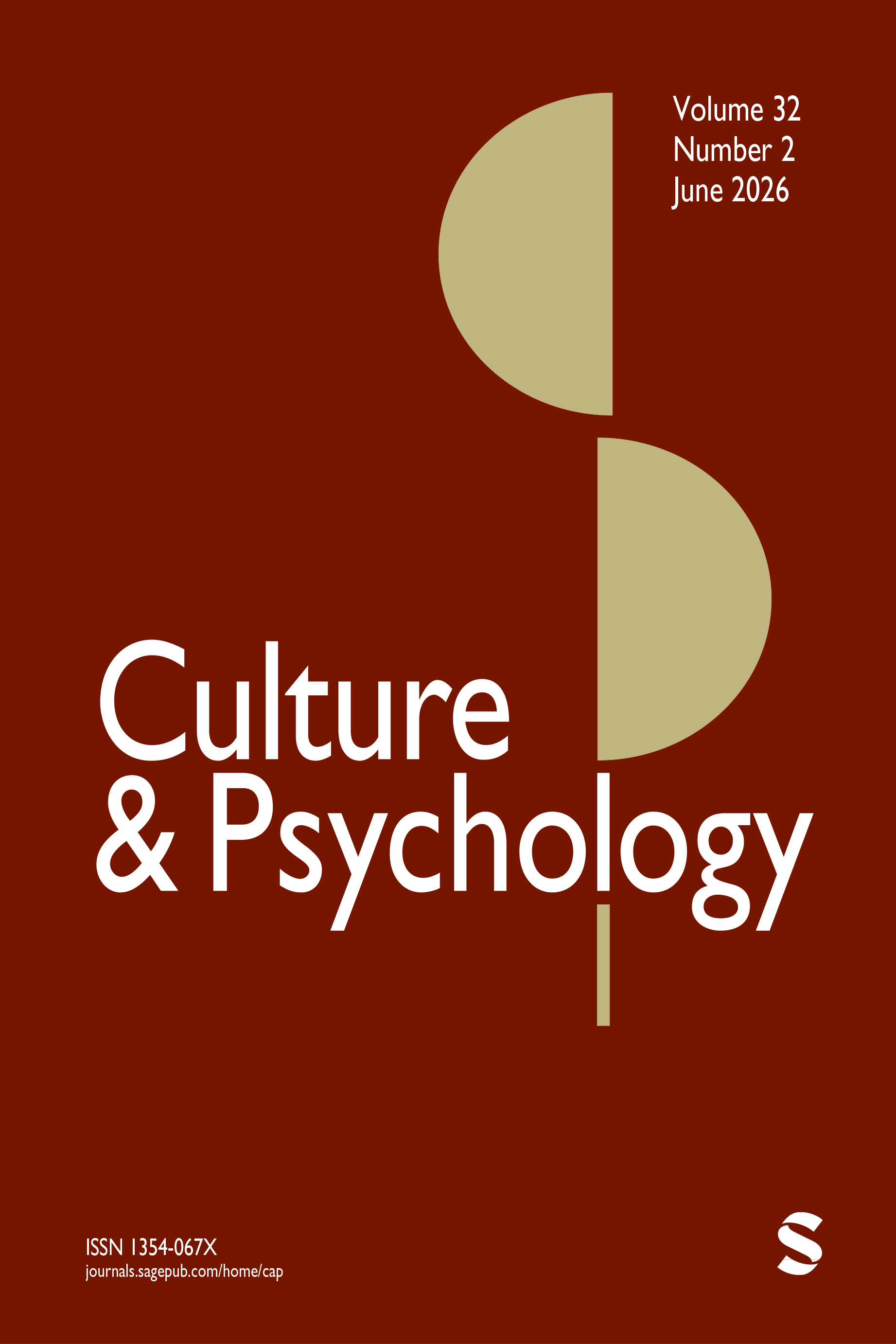 Culture & Psychology journal cover