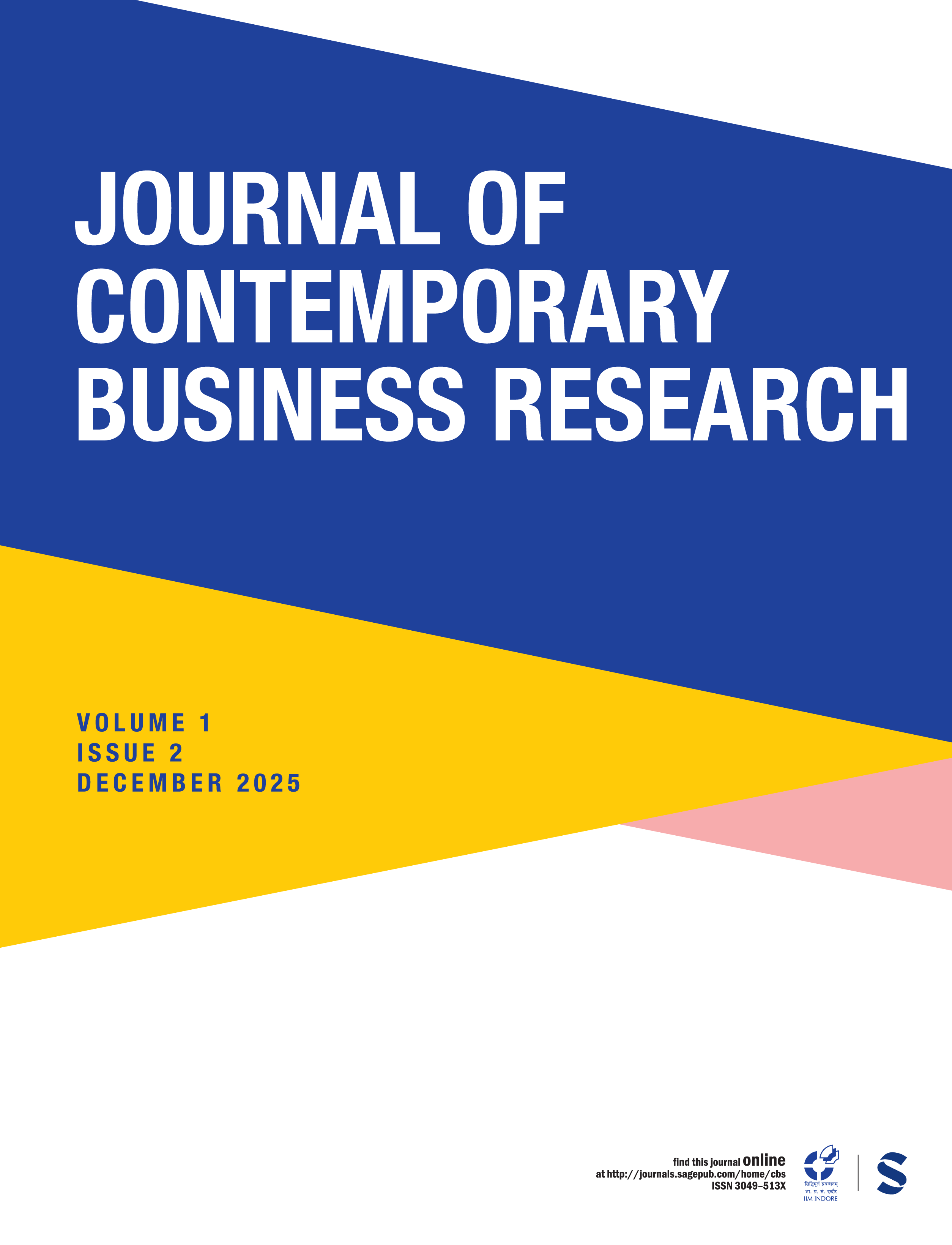 Journal of Contemporary Business Research journal cover