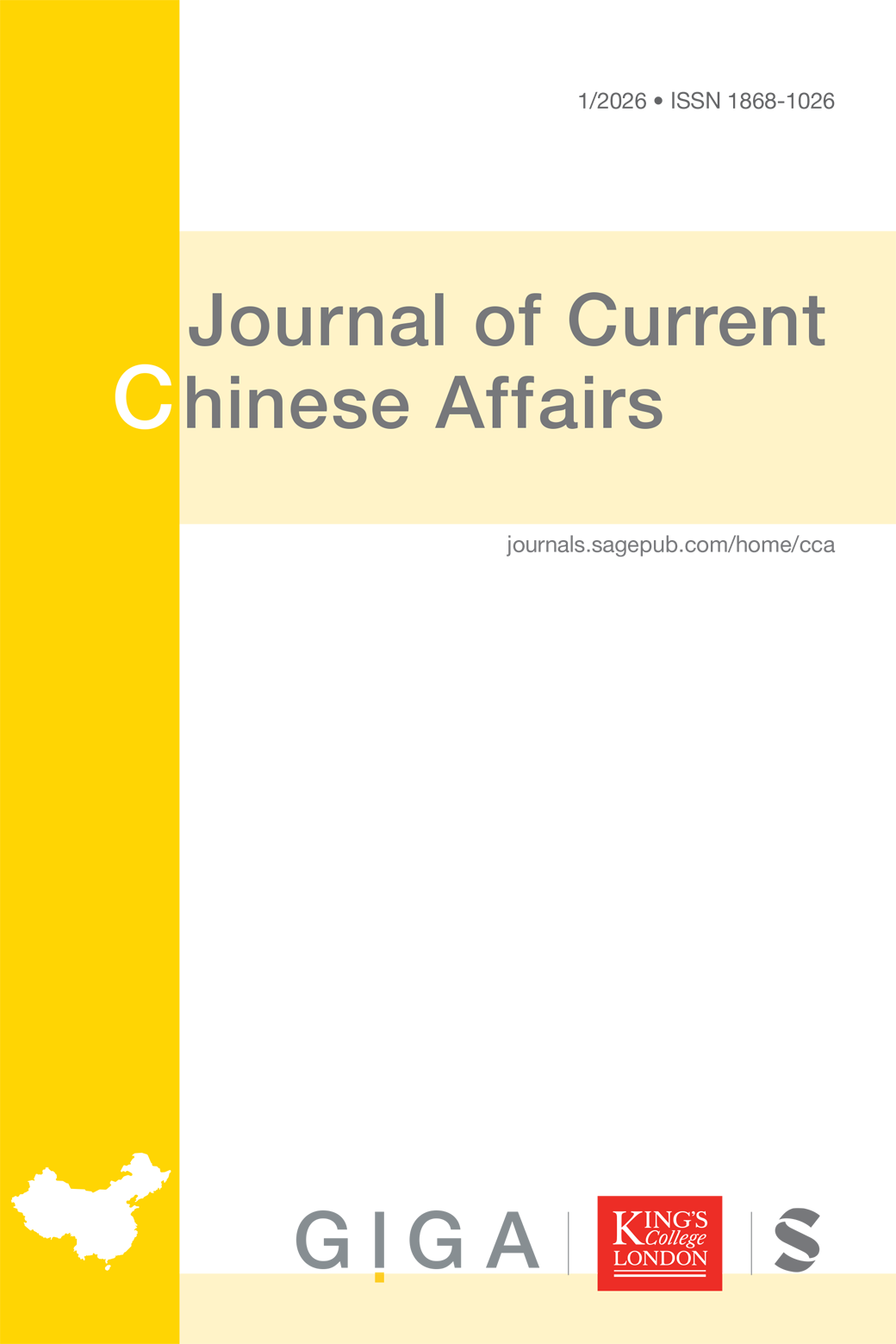 Journal of Current Chinese Affairs journal cover