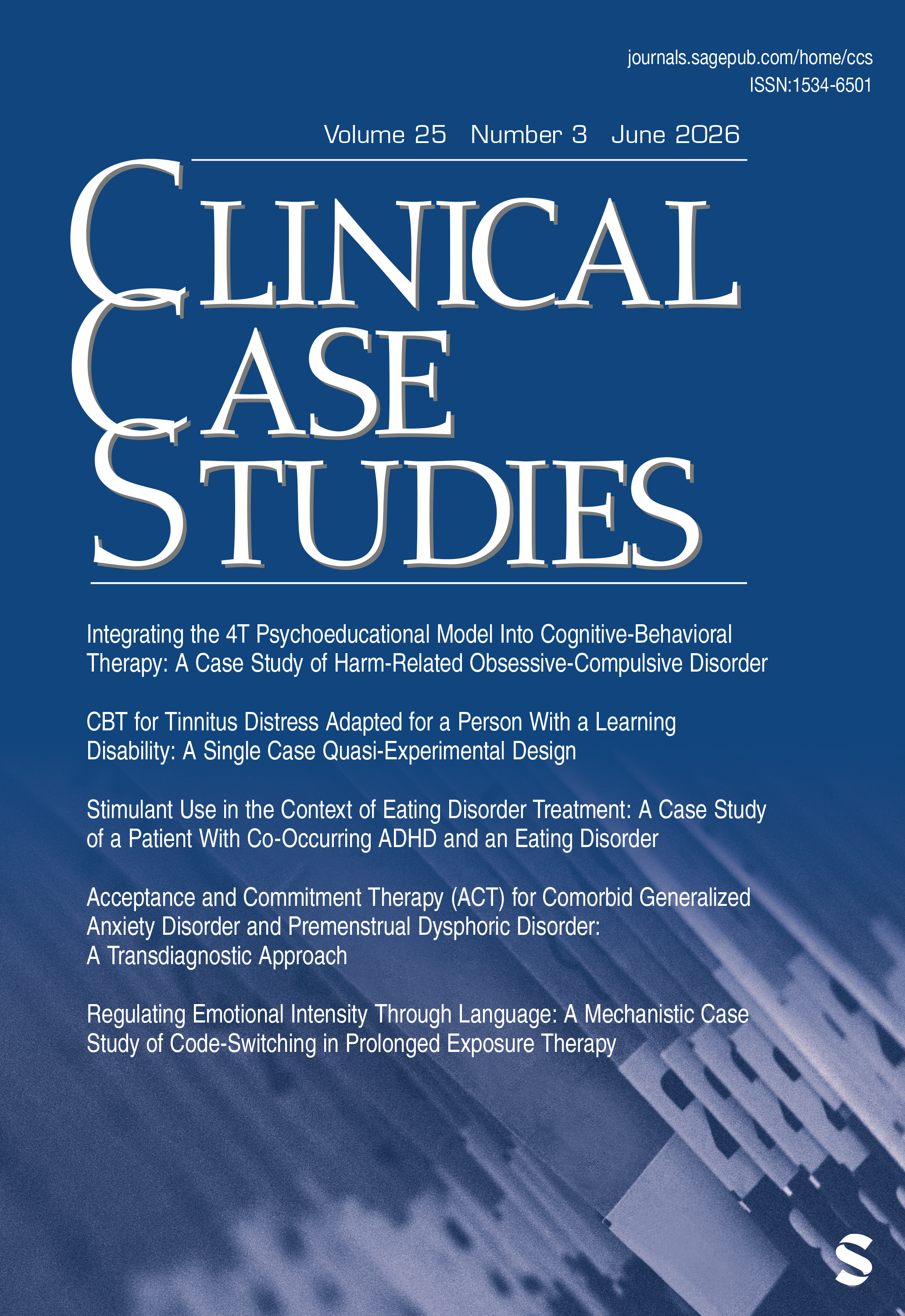 Clinical Case Studies journal cover