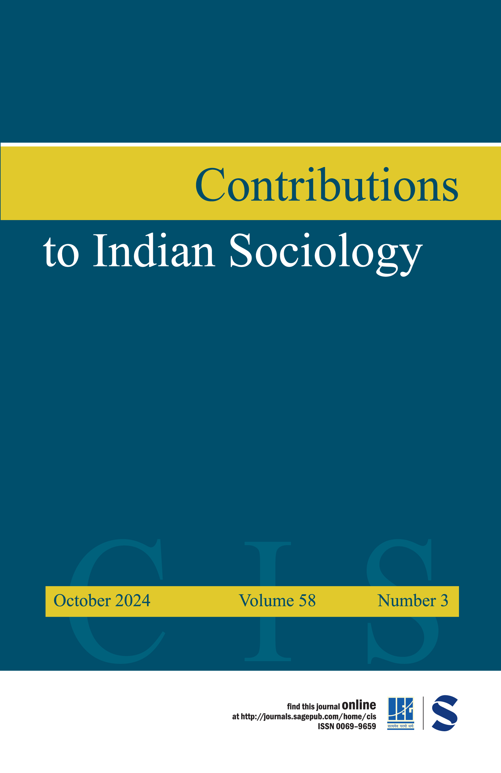 Contributions to Indian Sociology journal cover