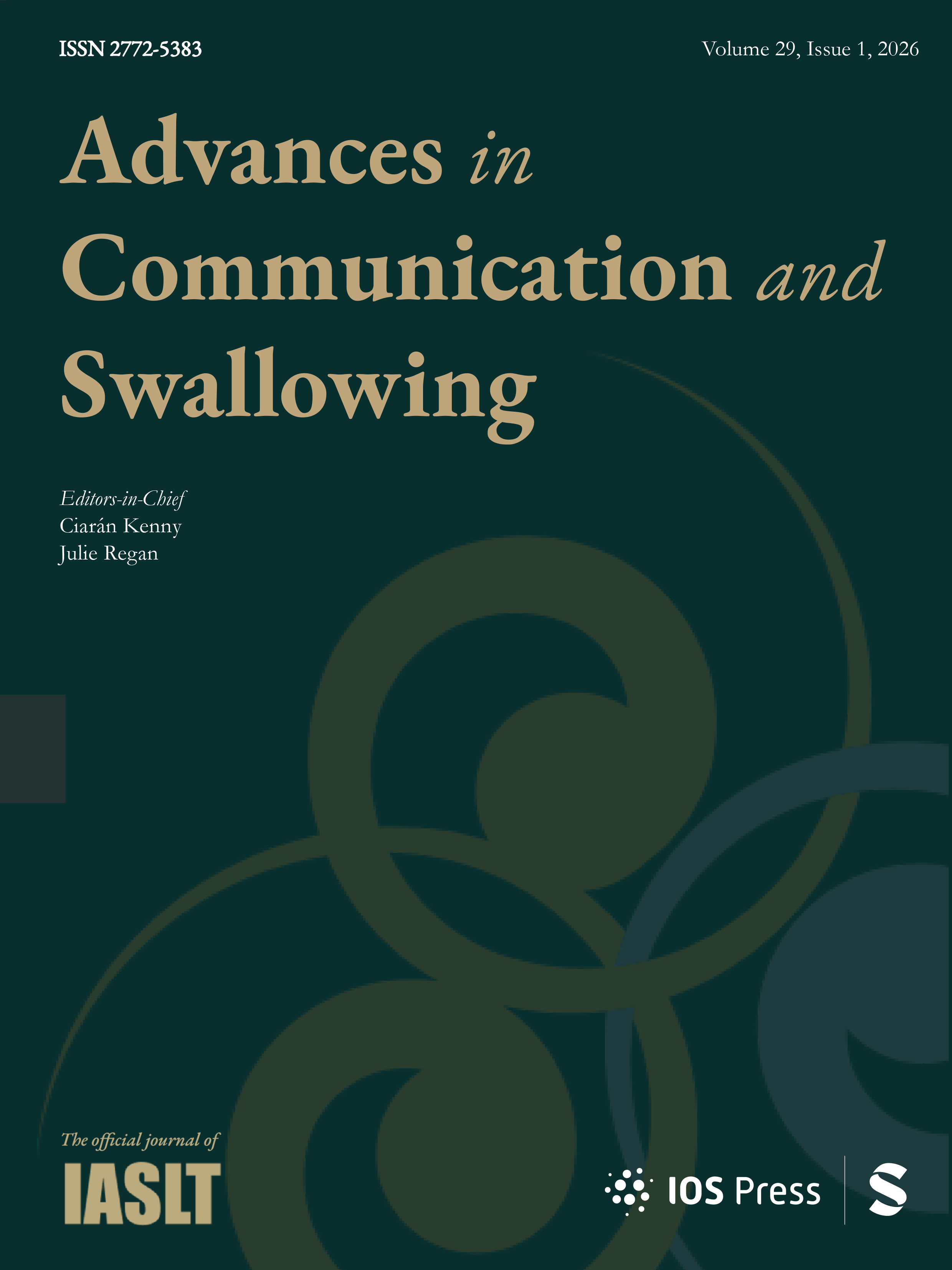 Advances in Communication and Swallowing journal cover