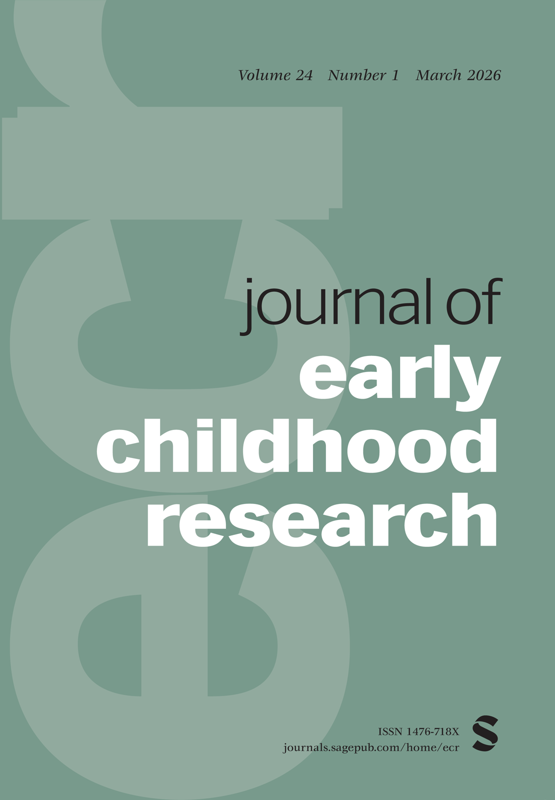 Journal of Early Childhood Research journal cover