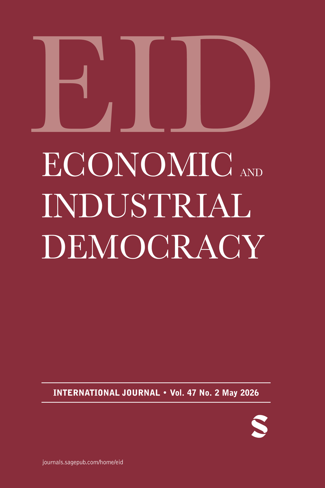 Economic and Industrial Democracy journal cover