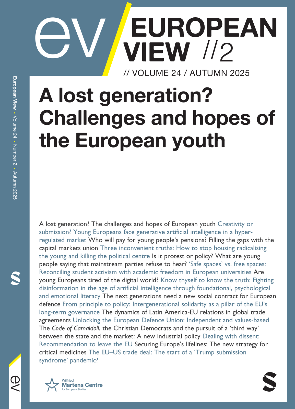 European View journal cover