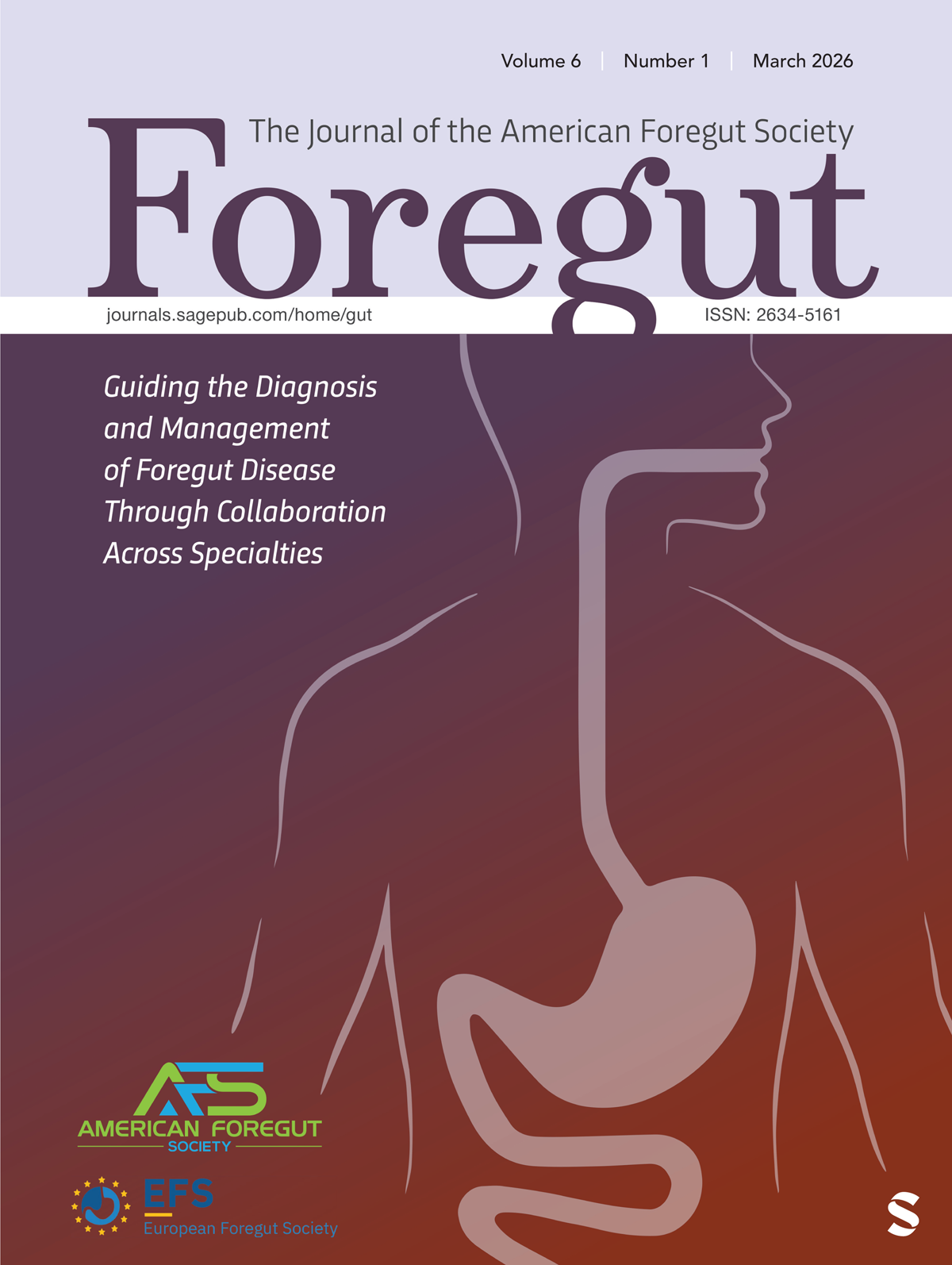 Foregut: The Journal of the American Foregut Society journal cover