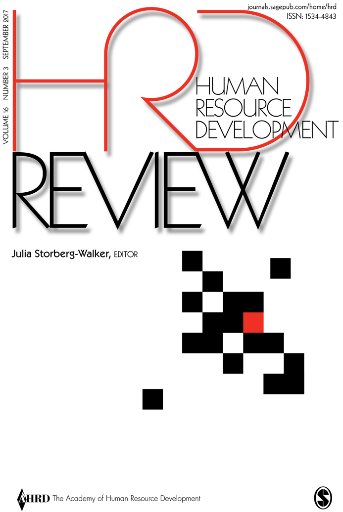 Human Resource Development Review journal cover