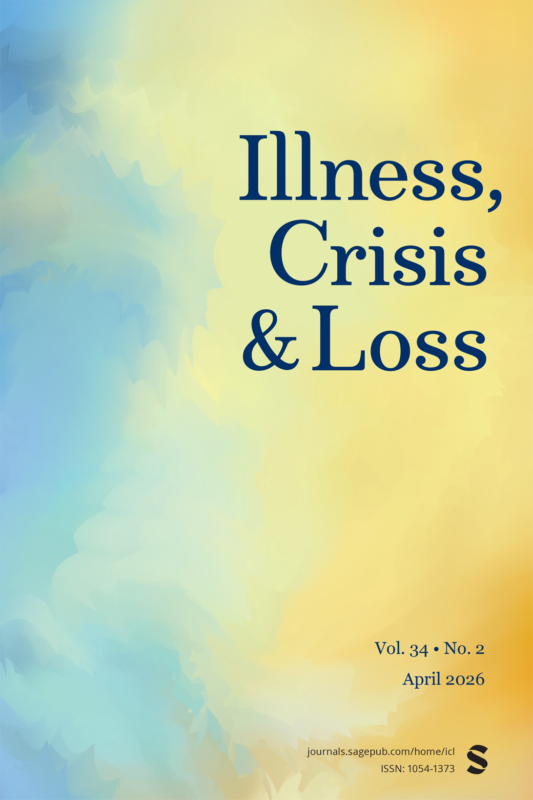 Illness,Crisis & Loss journal cover