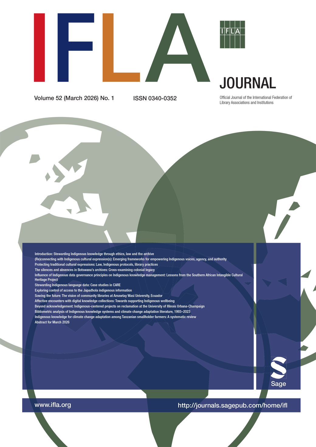 IFLA Journal journal cover