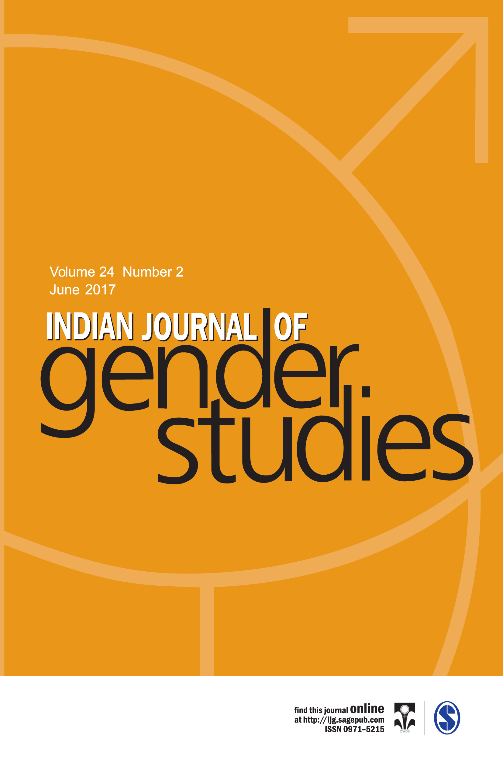 Indian Journal of Gender Studies journal cover