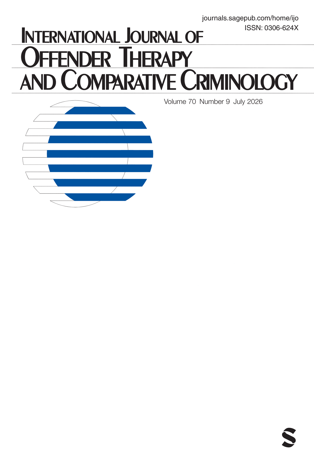 International Journal of Offender Therapy and Comparative Criminology journal cover