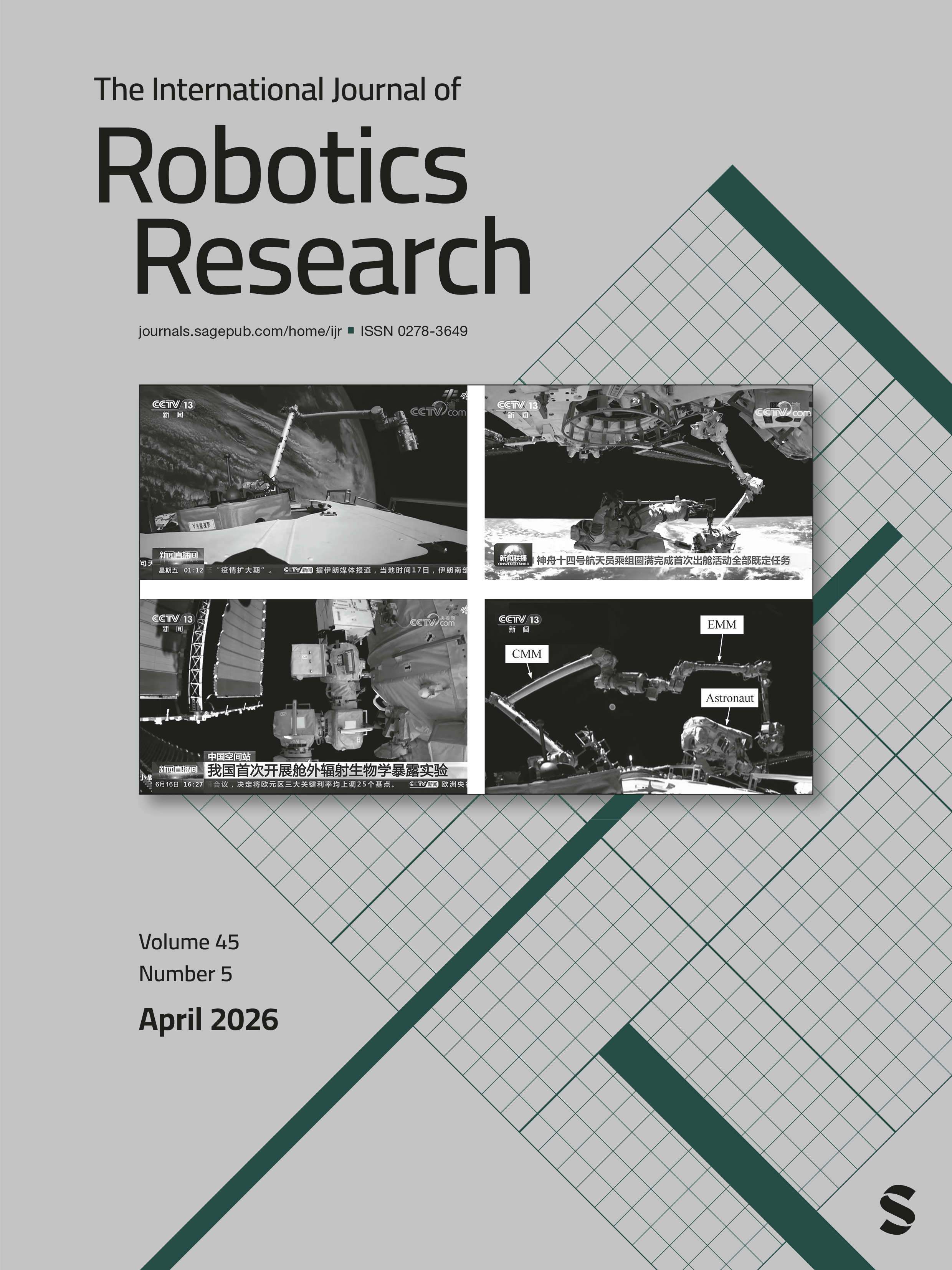 The International Journal of Robotics Research journal cover