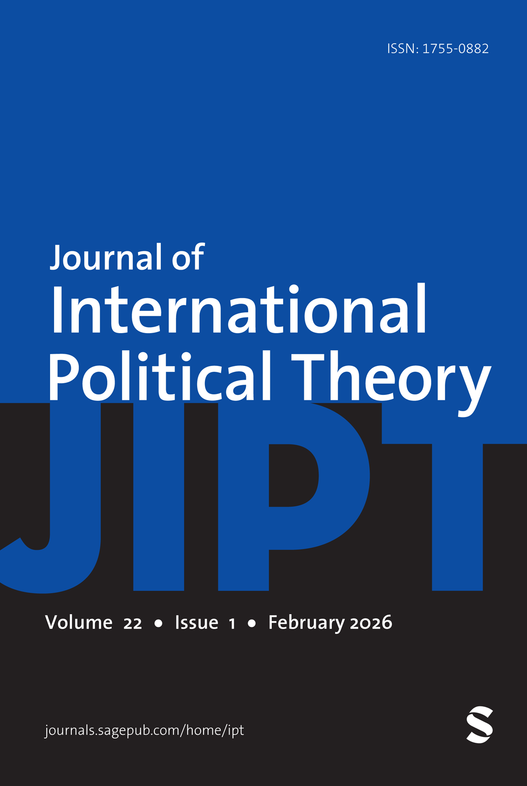 Journal of International Political Theory journal cover