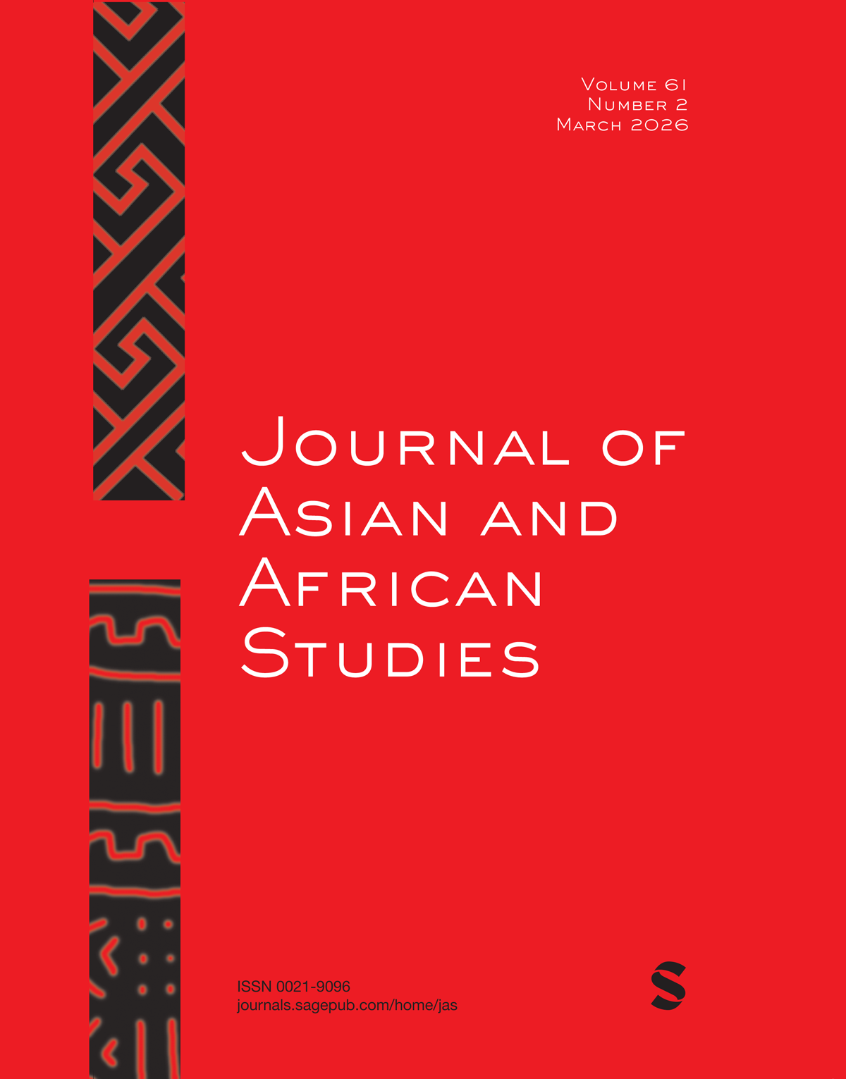 Journal of Asian and African Studies journal cover