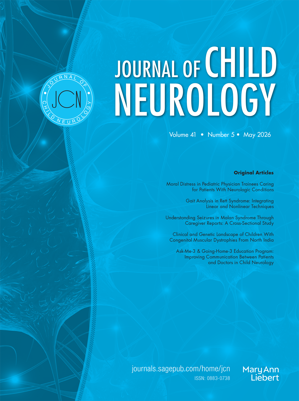 Journal of Child Neurology journal cover