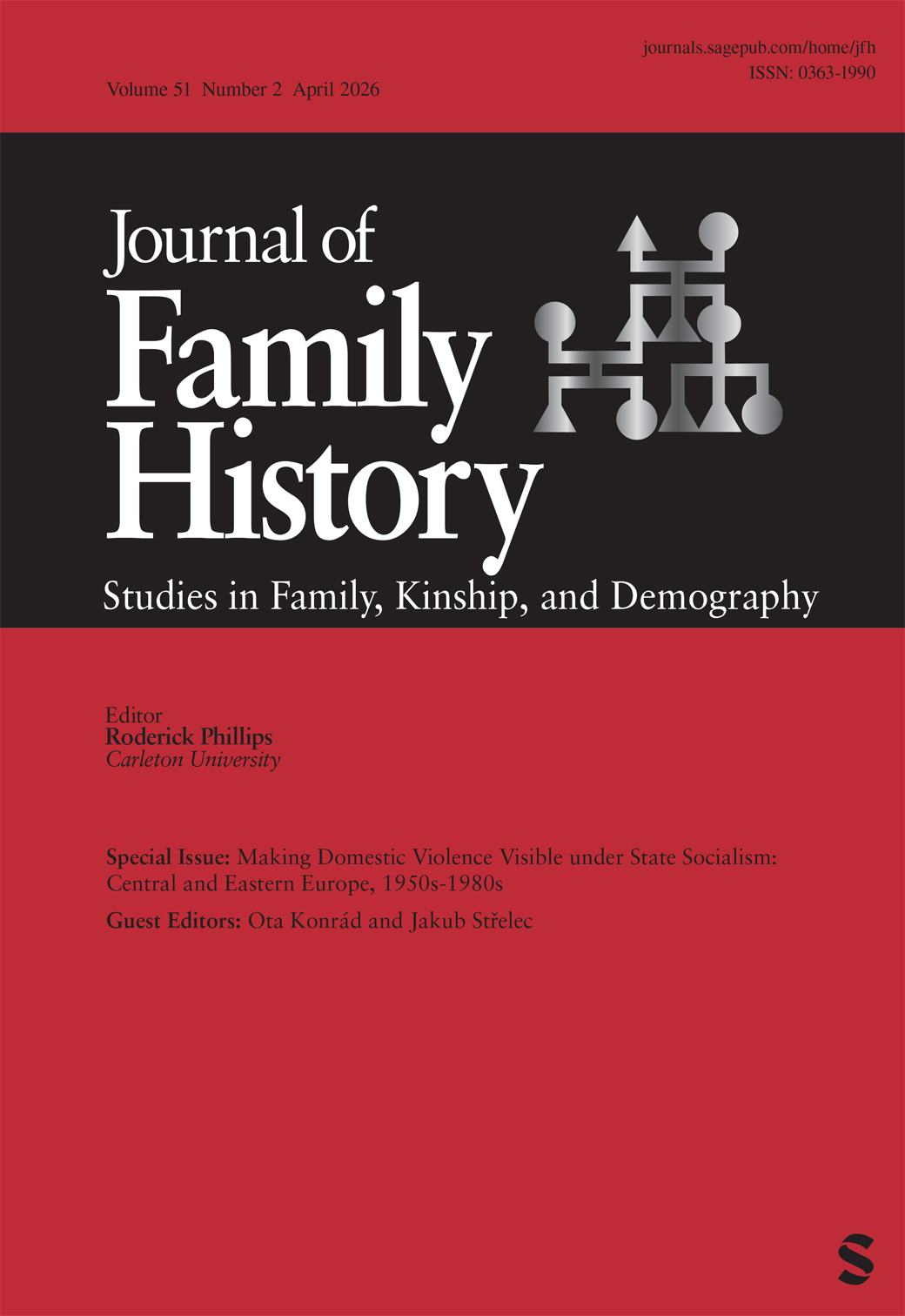 Journal of Family History journal cover