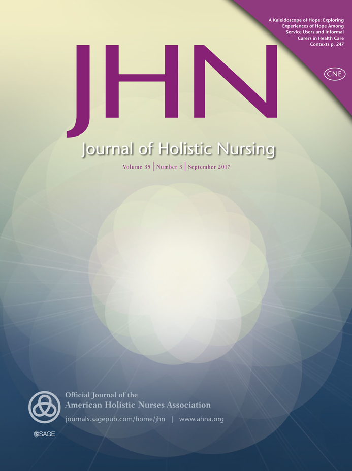 Journal of Holistic Nursing journal cover