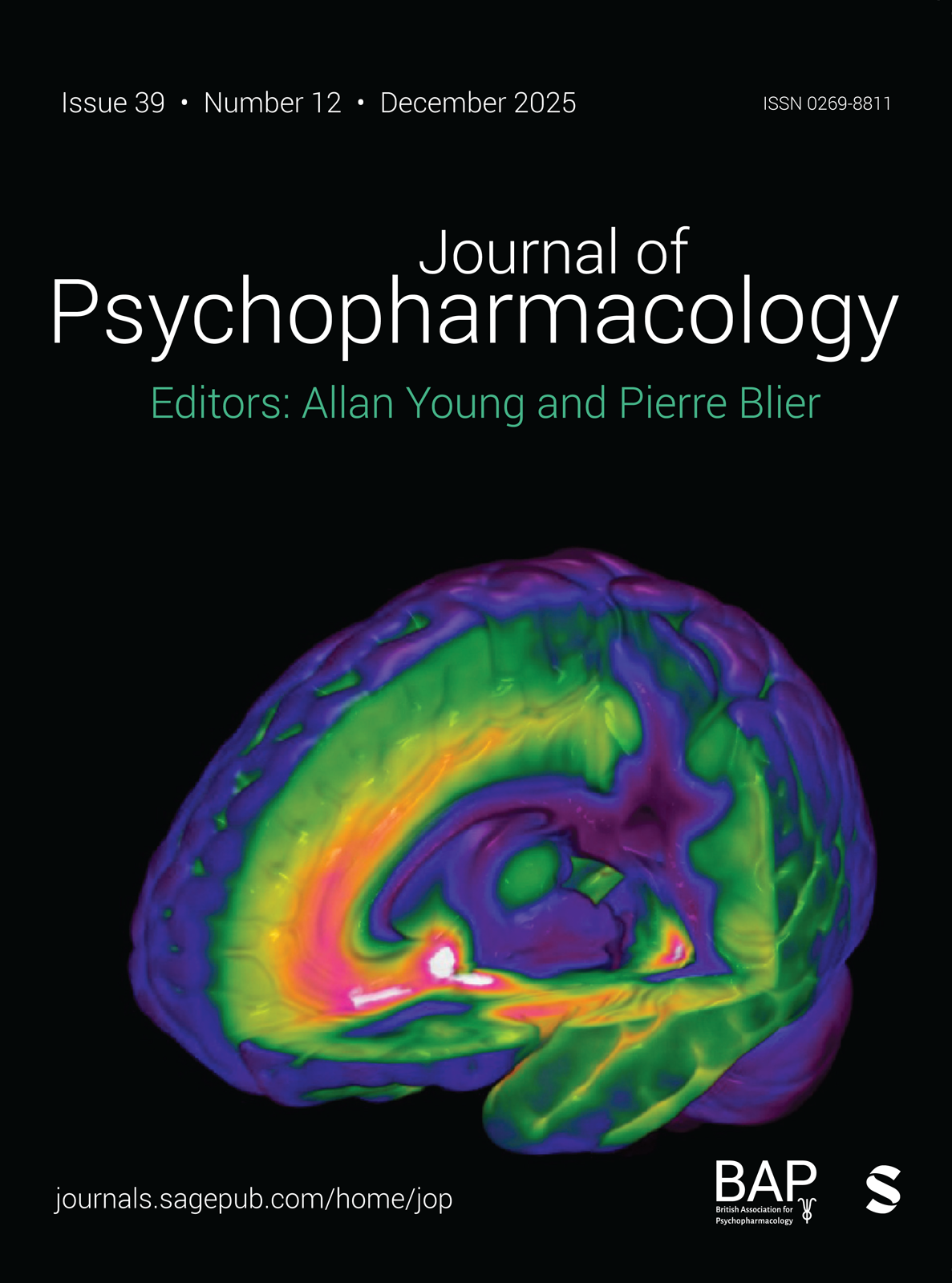 Journal of Psychopharmacology journal cover