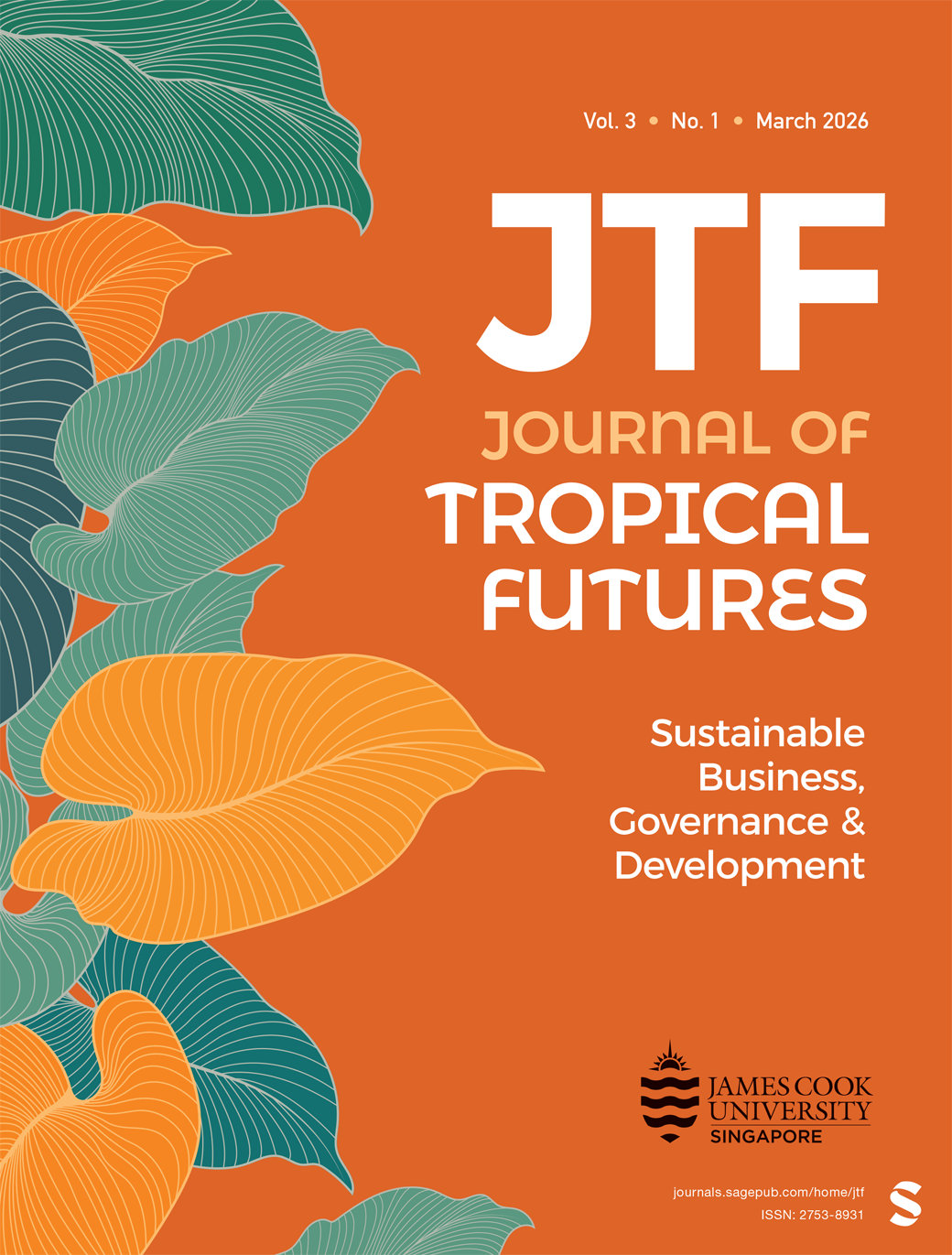 Journal of Tropical Futures: Sustainable Business,Governance & Development journal cover