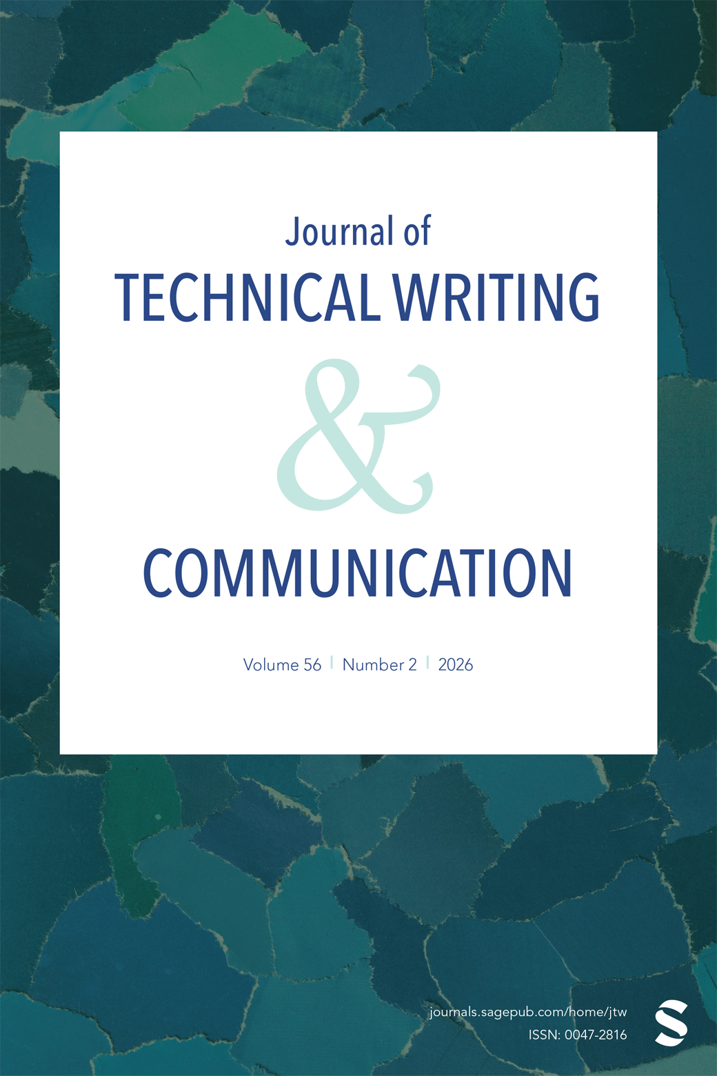 Journal of Technical Writing and Communication journal cover