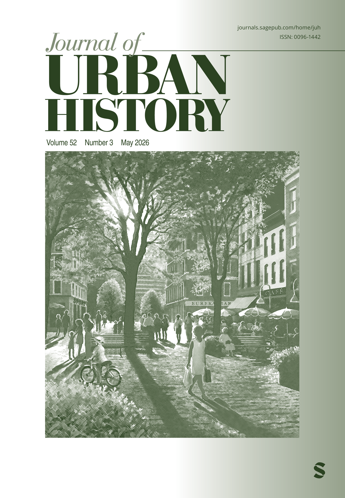 Journal of Urban History journal cover
