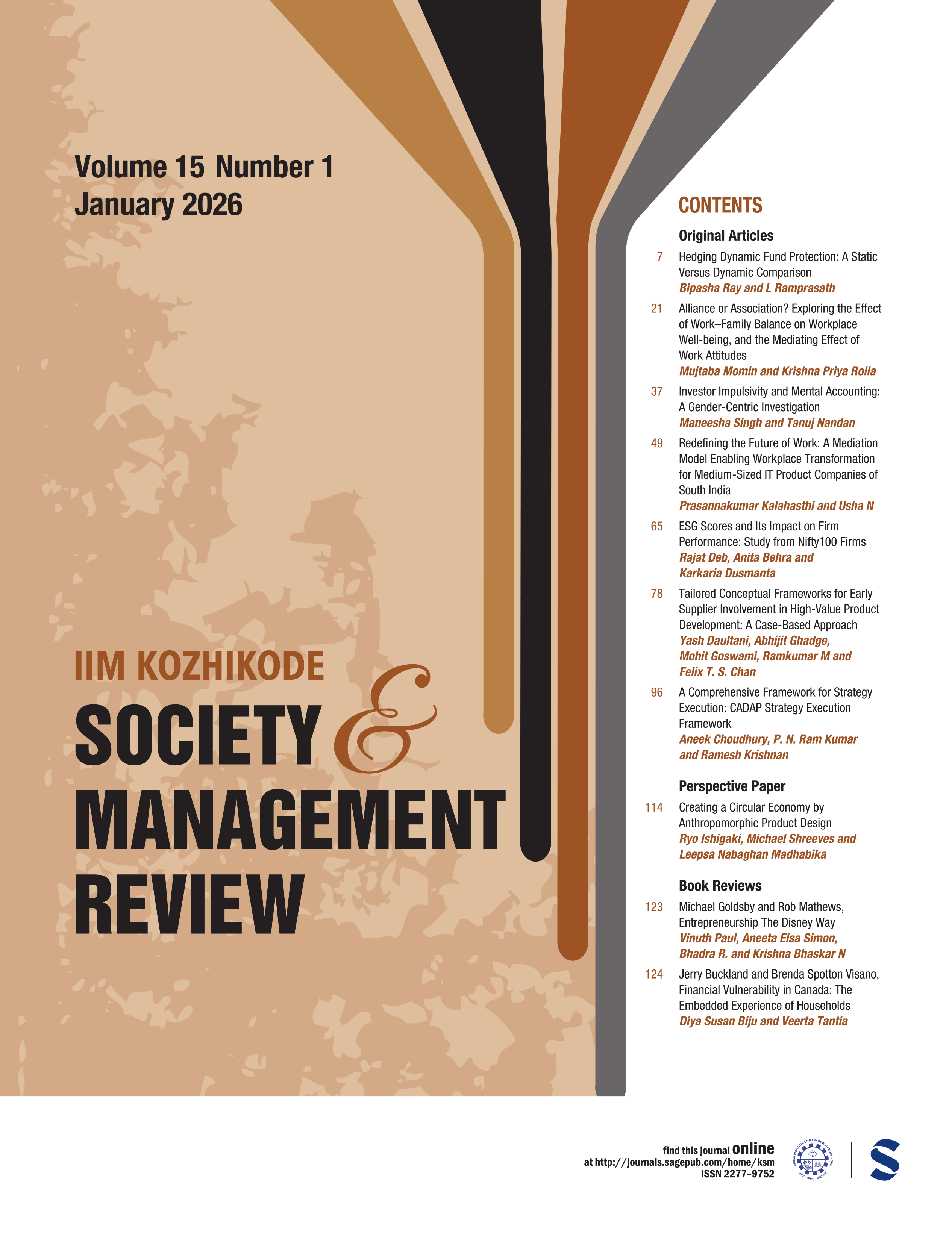 IIM Kozhikode Society & Management Review journal cover