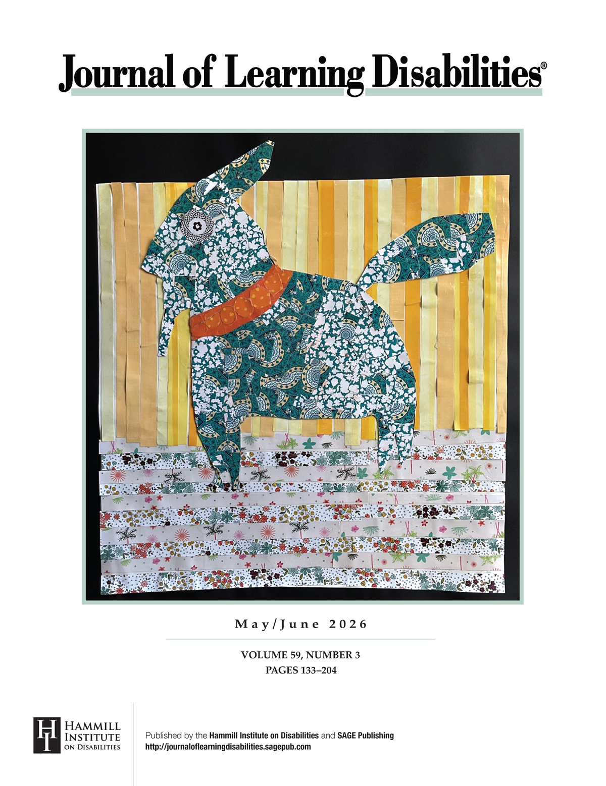 Journal of Learning Disabilities journal cover