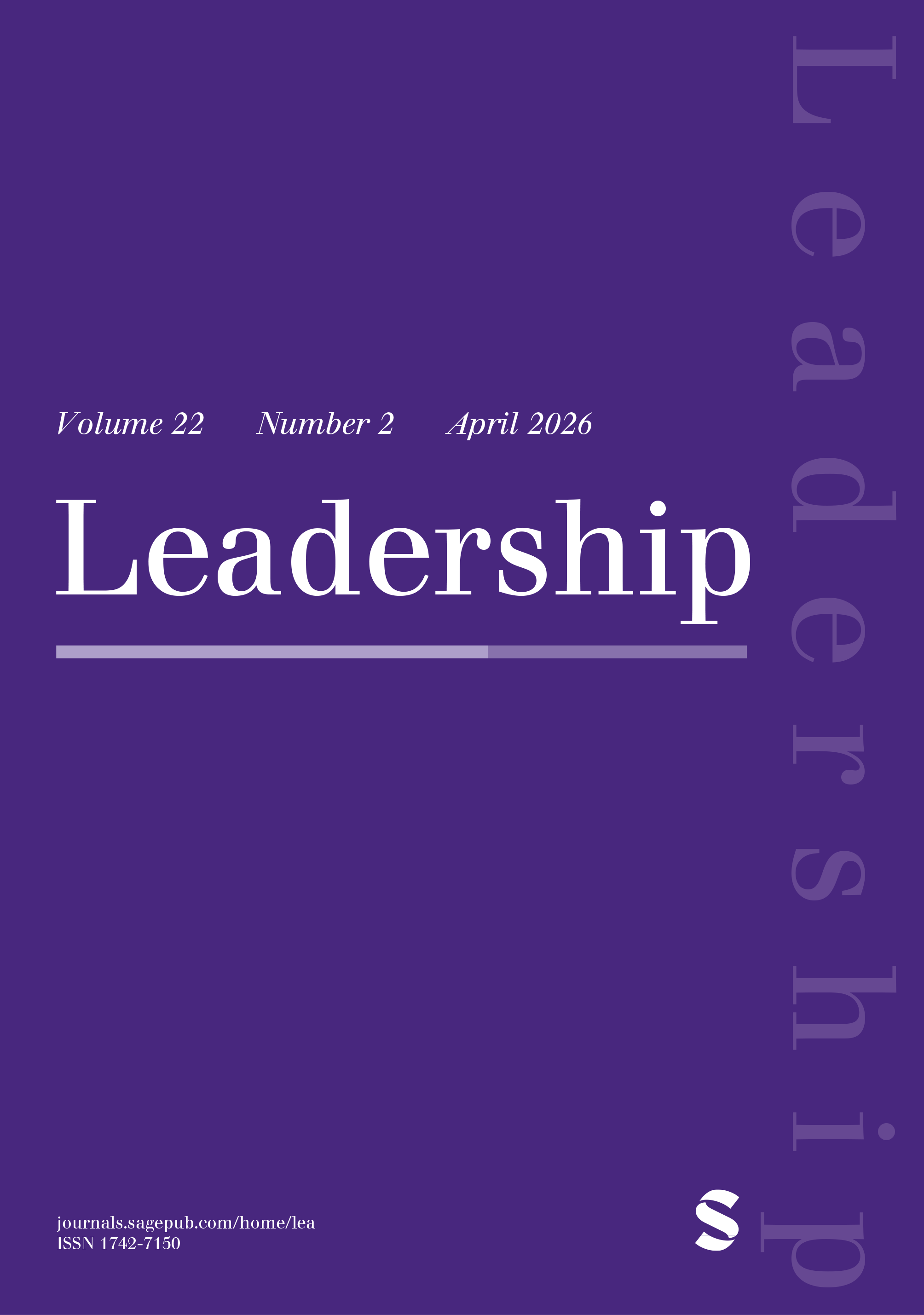 Leadership journal cover