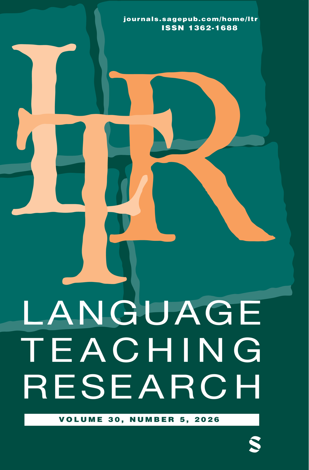 Language Teaching Research journal cover