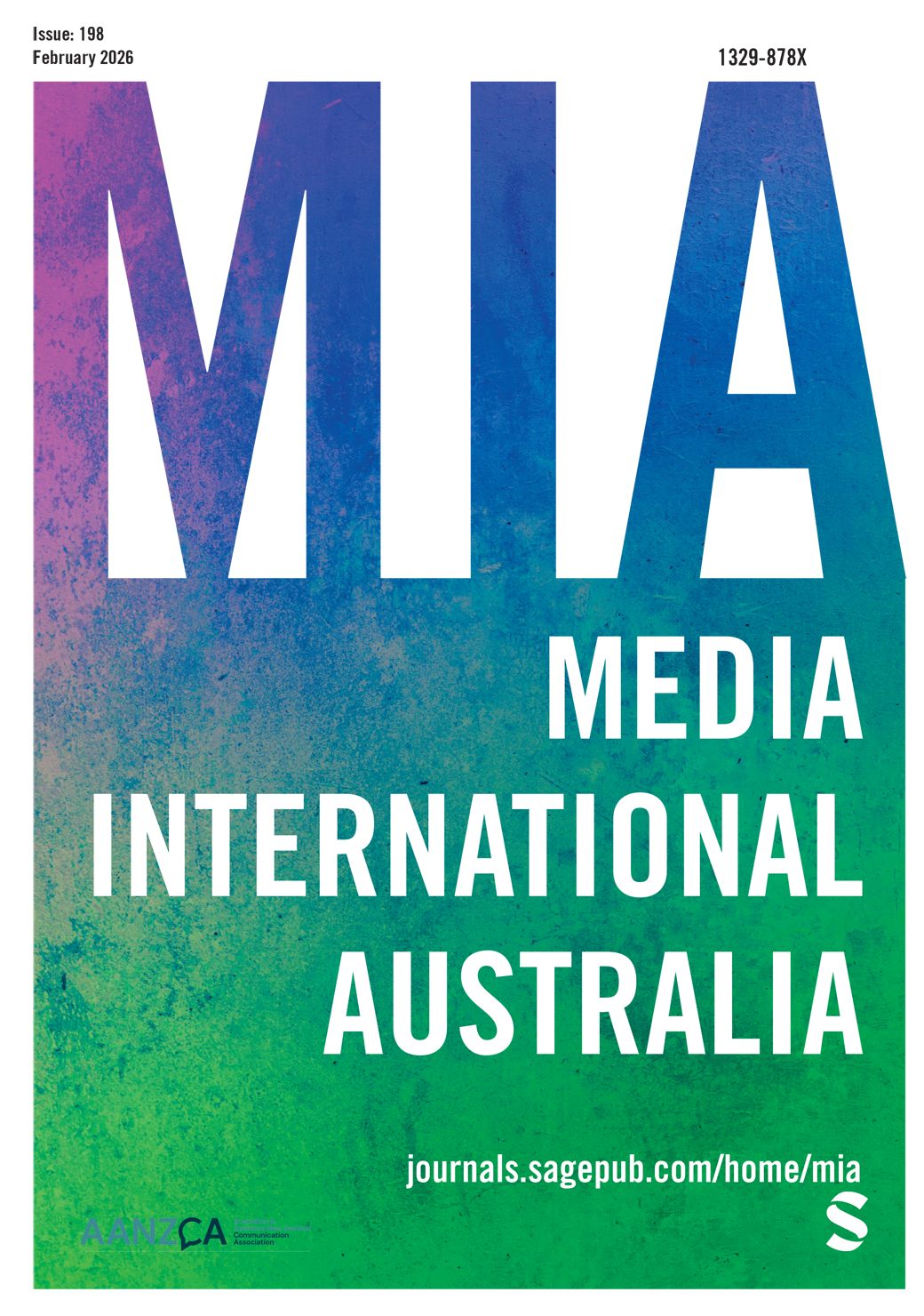 Media International Australia journal cover