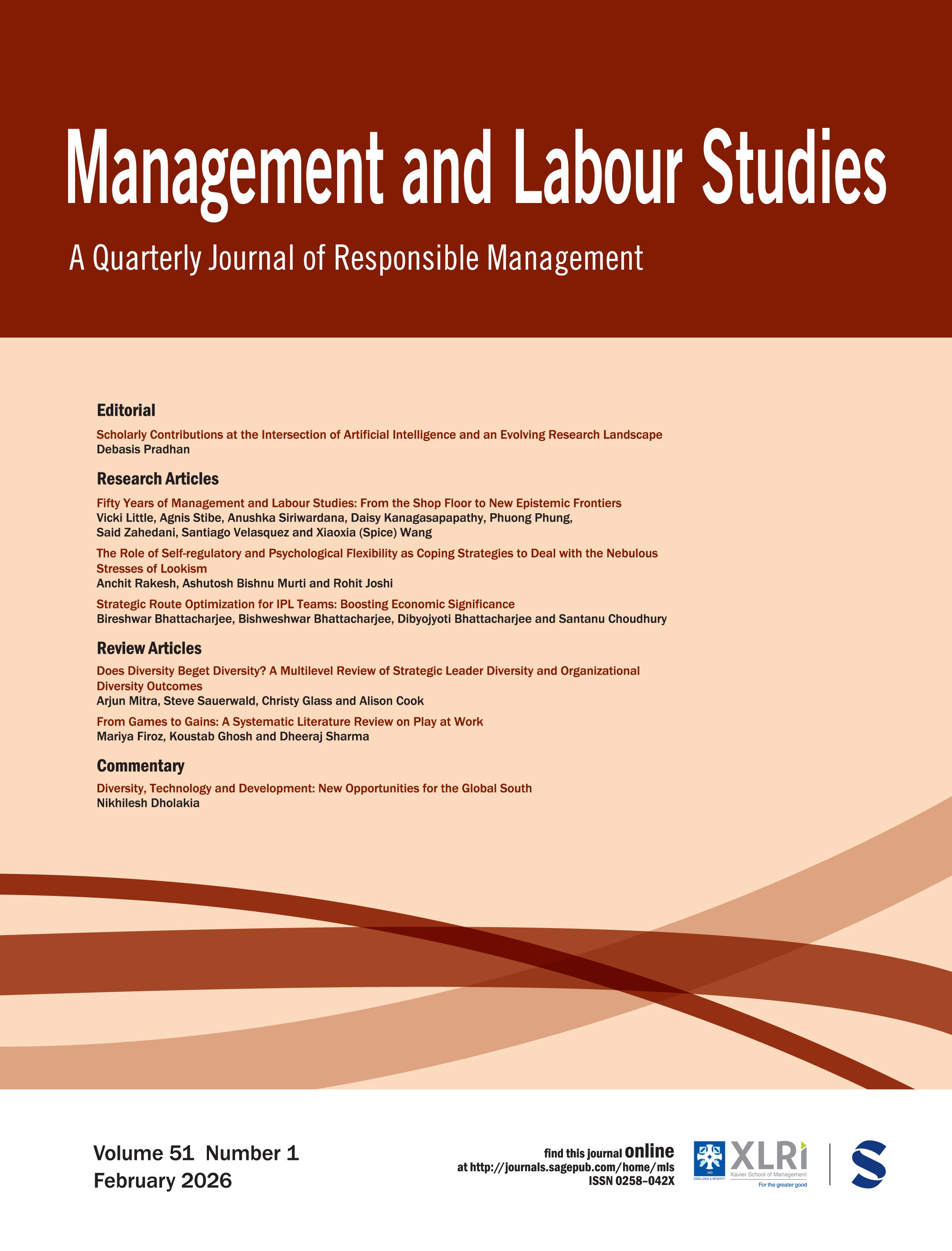 Management and Labour Studies journal cover
