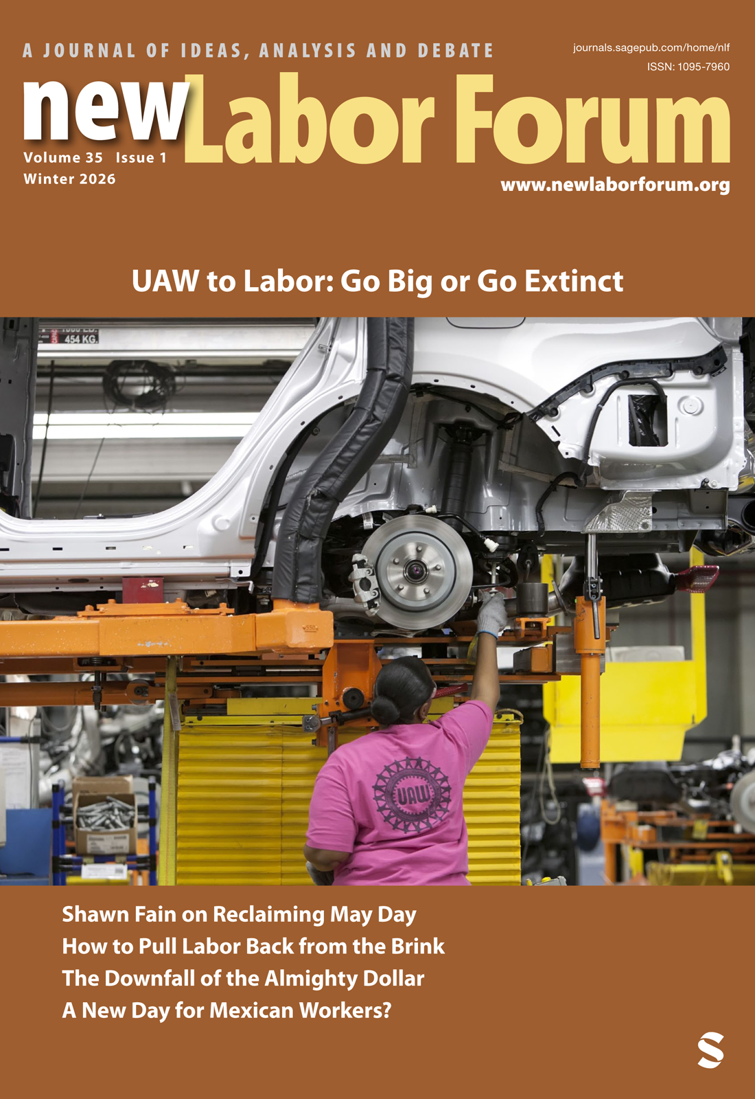 New Labor Forum journal cover