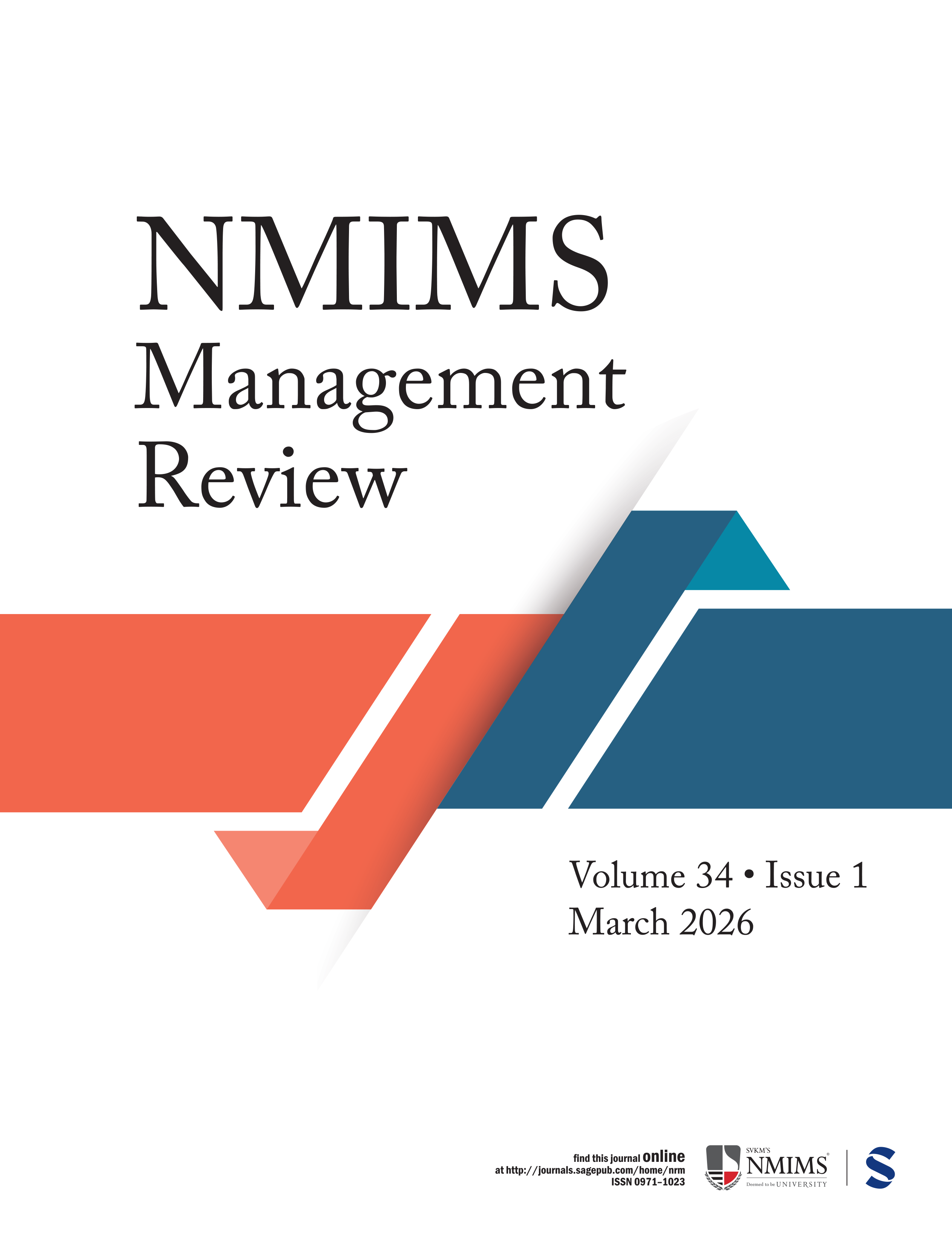 NMIMS Management Review journal cover