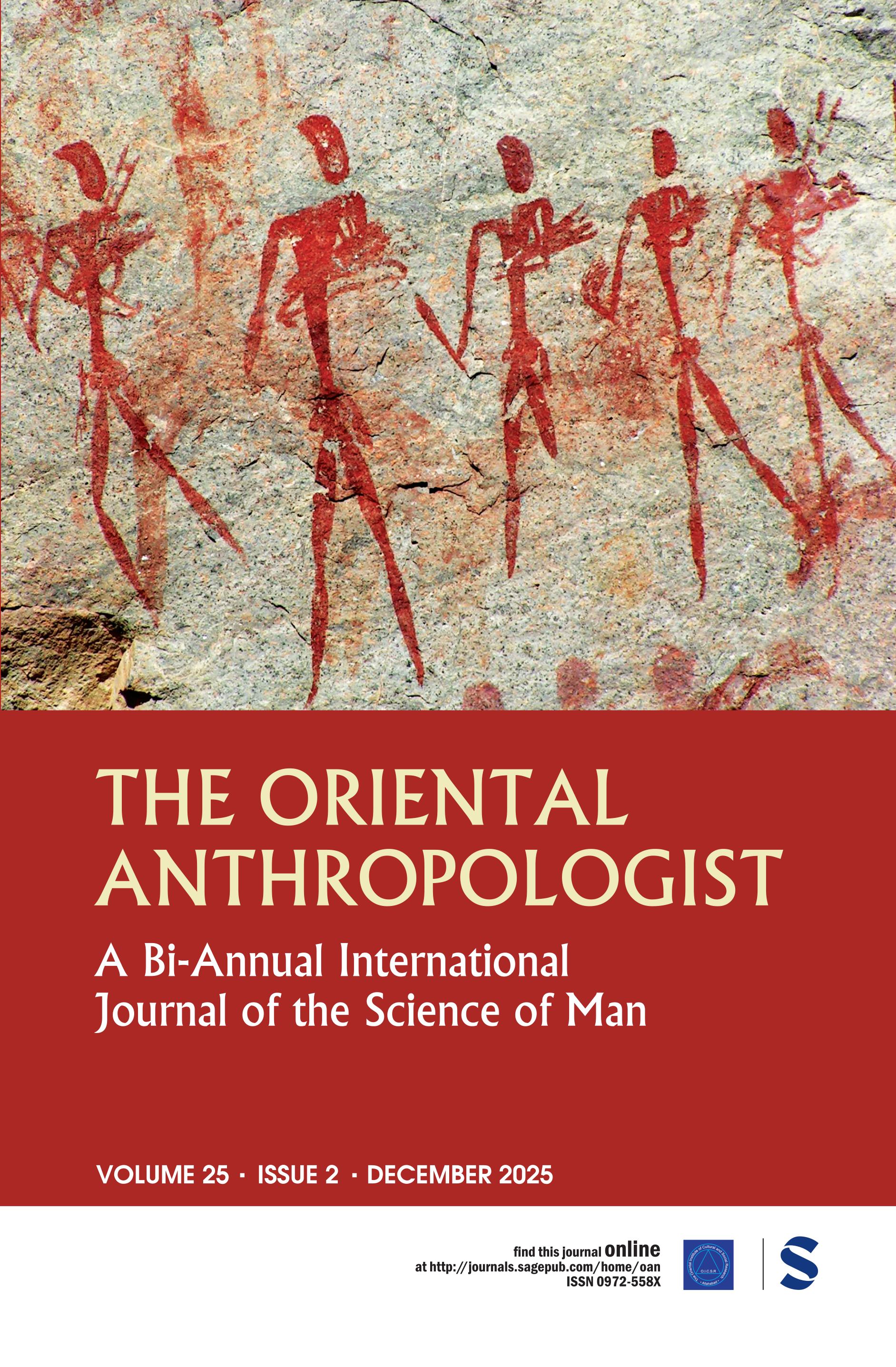 The Oriental Anthropologist: A Bi-annual International Journal of the Science of Man journal cover