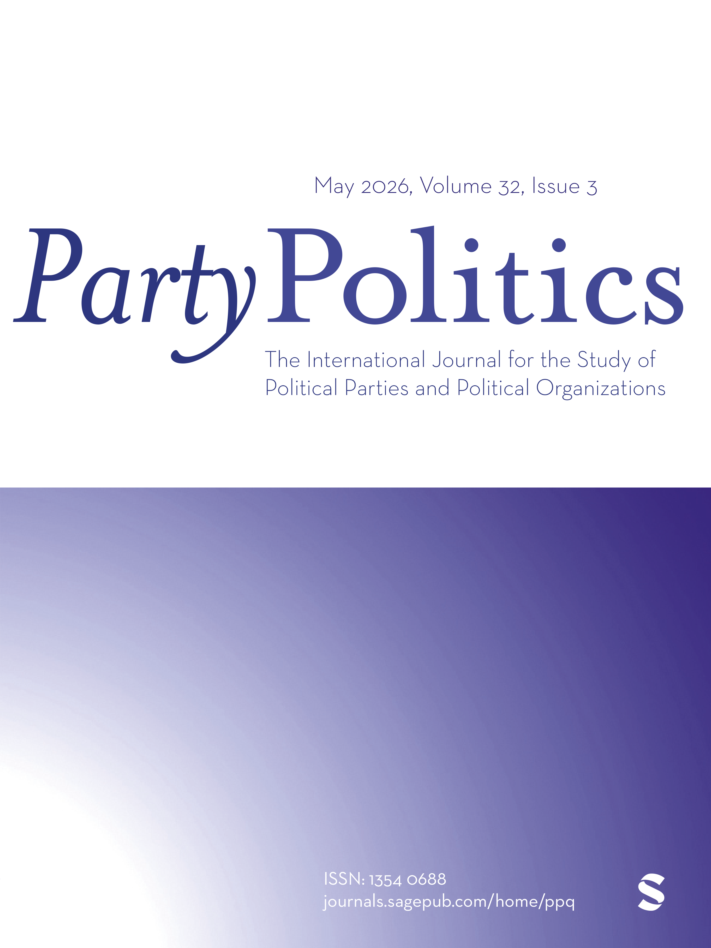 Party Politics journal cover