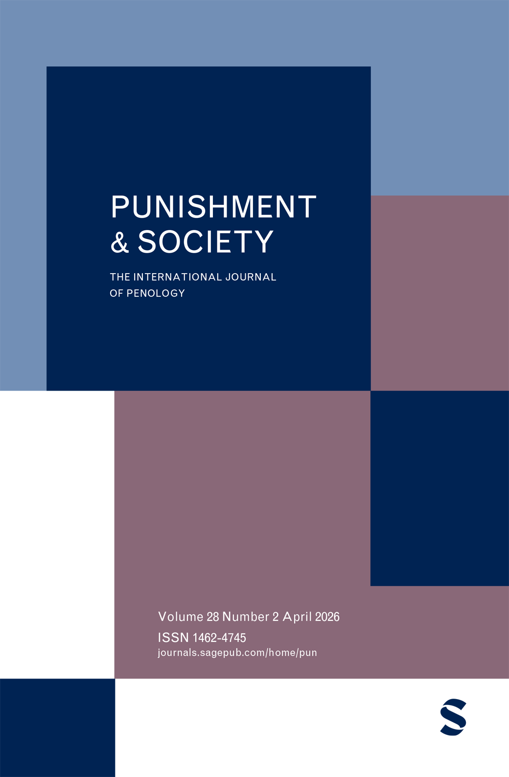 Punishment & Society journal cover