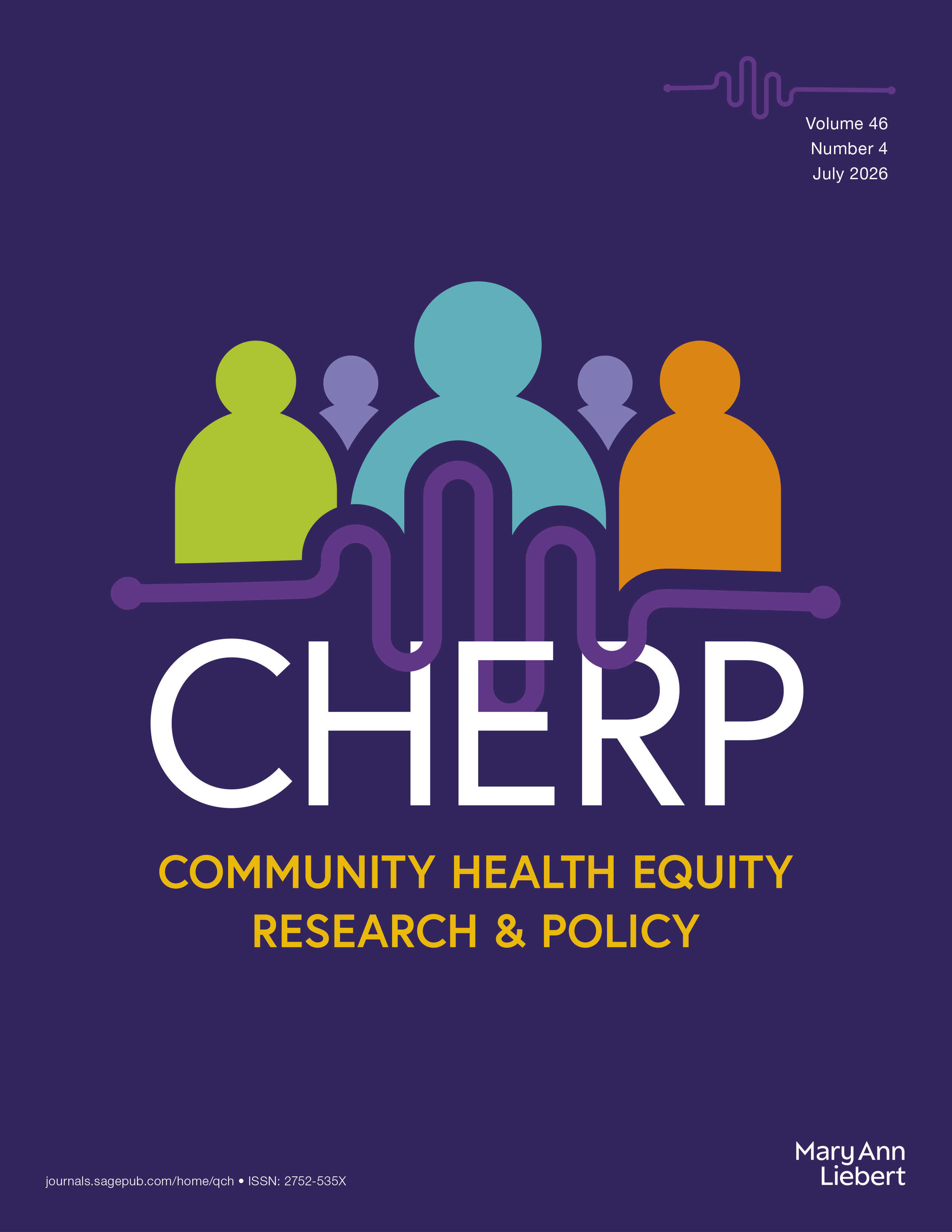 Community Health Equity Research & Policy journal cover
