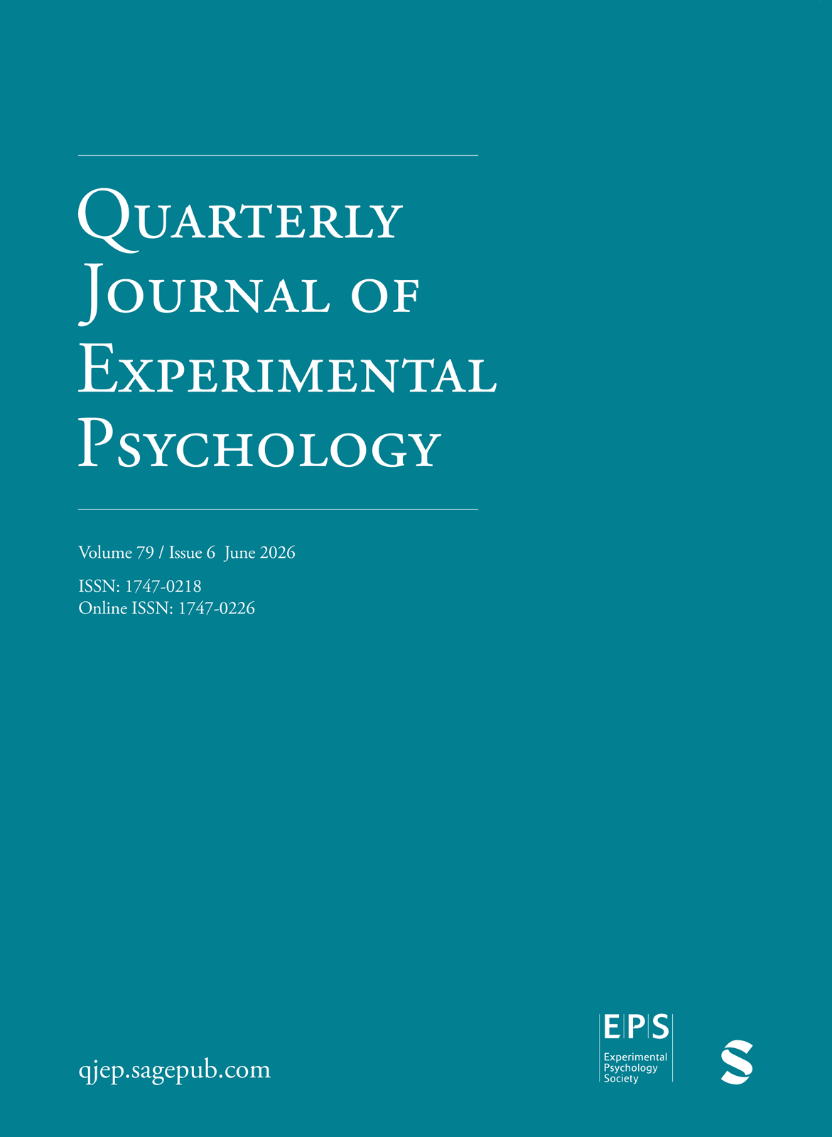 Quarterly Journal of Experimental Psychology journal cover
