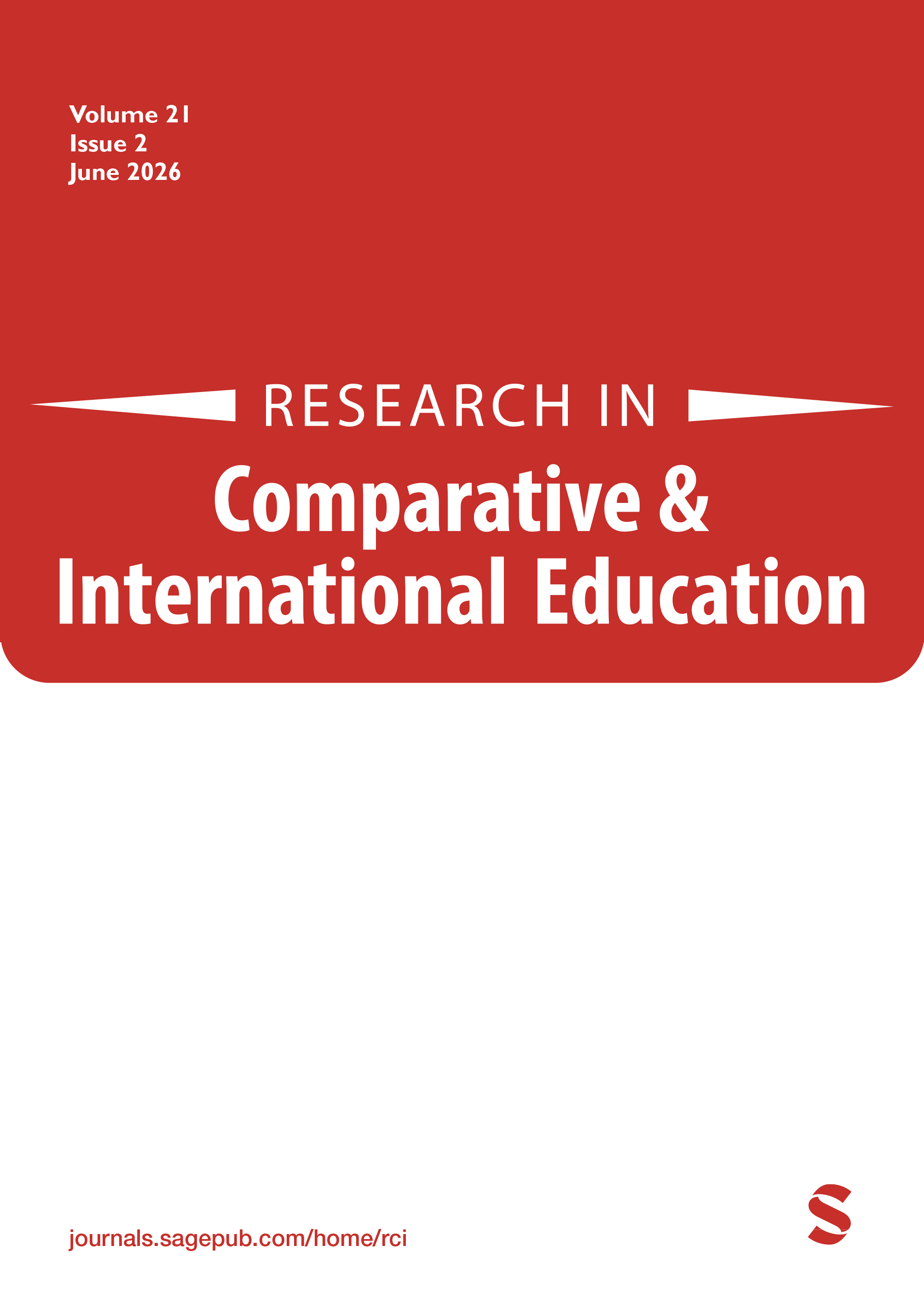 Research in Comparative and International Education journal cover