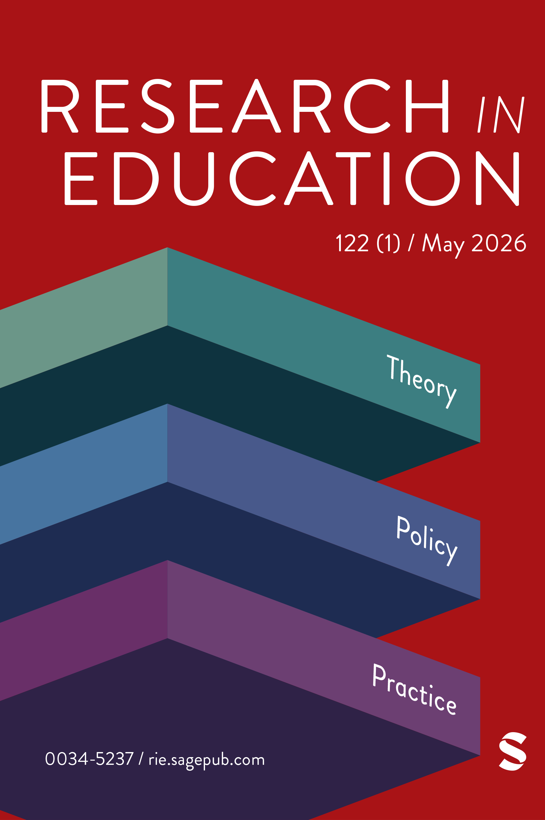Research in Education journal cover