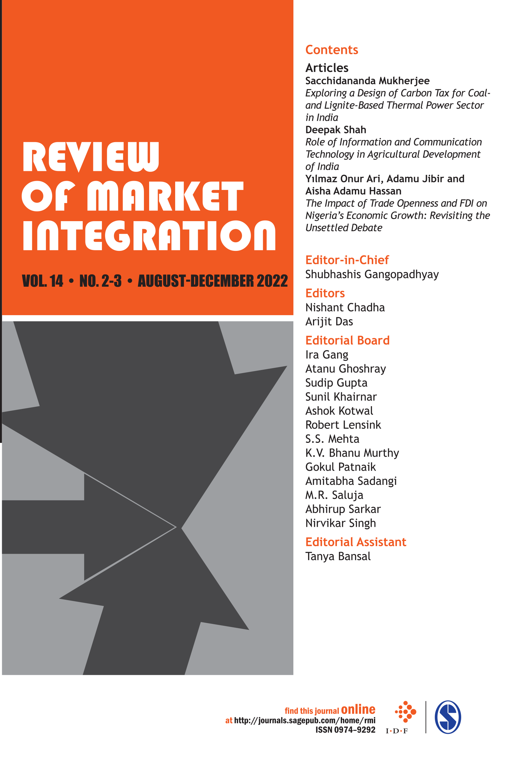 Review of Market Integration journal cover