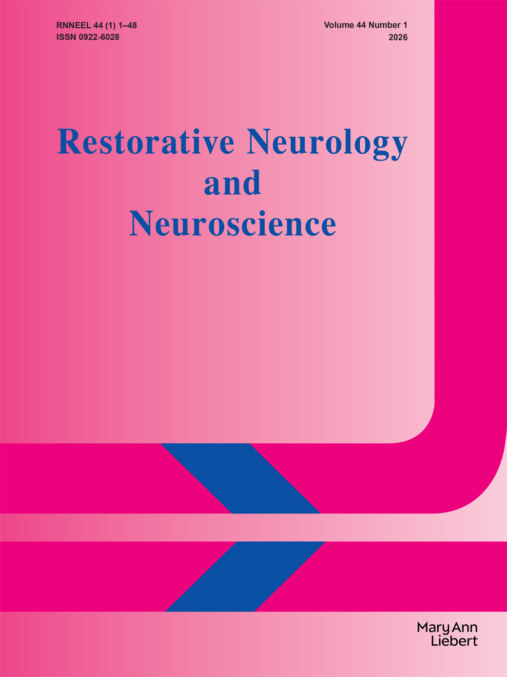 Restorative Neurology and Neuroscience journal cover